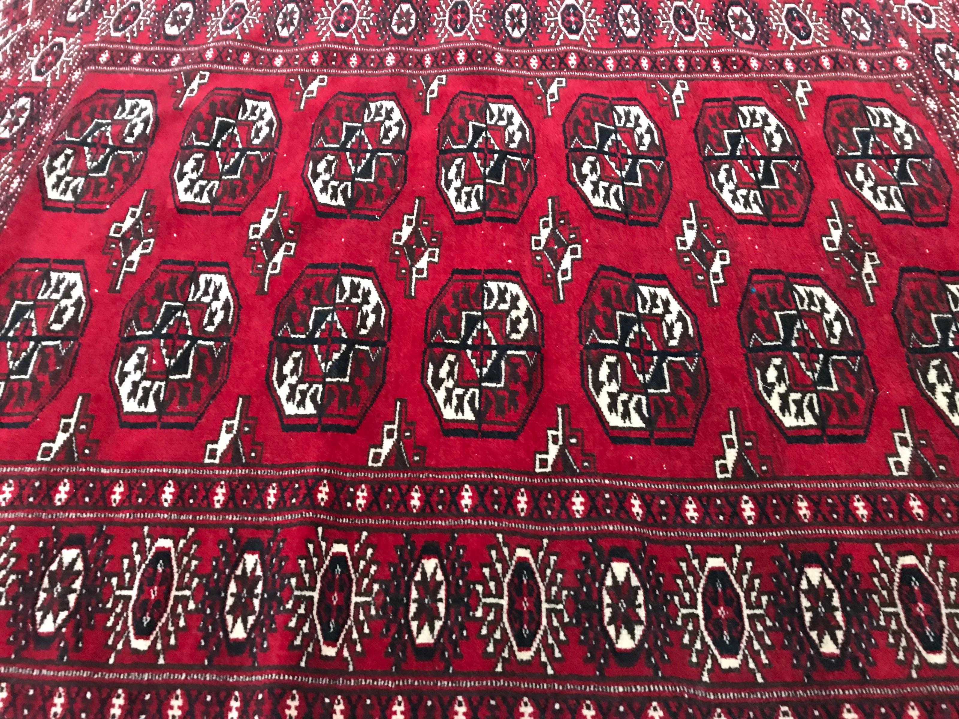 20ième siècle Tapis vintage afghan du Turkmen en vente