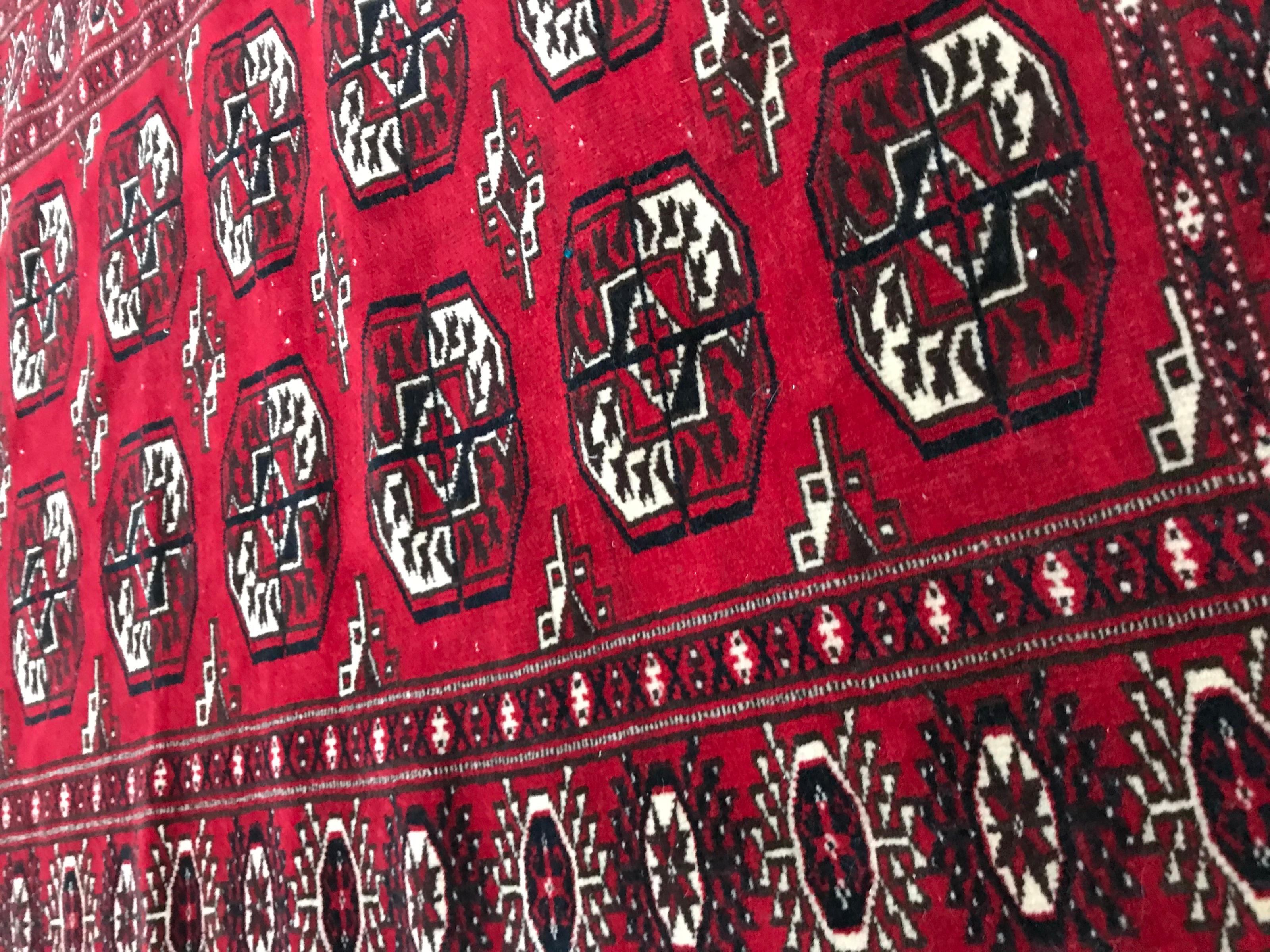 Tapis vintage afghan du Turkmen en vente 1