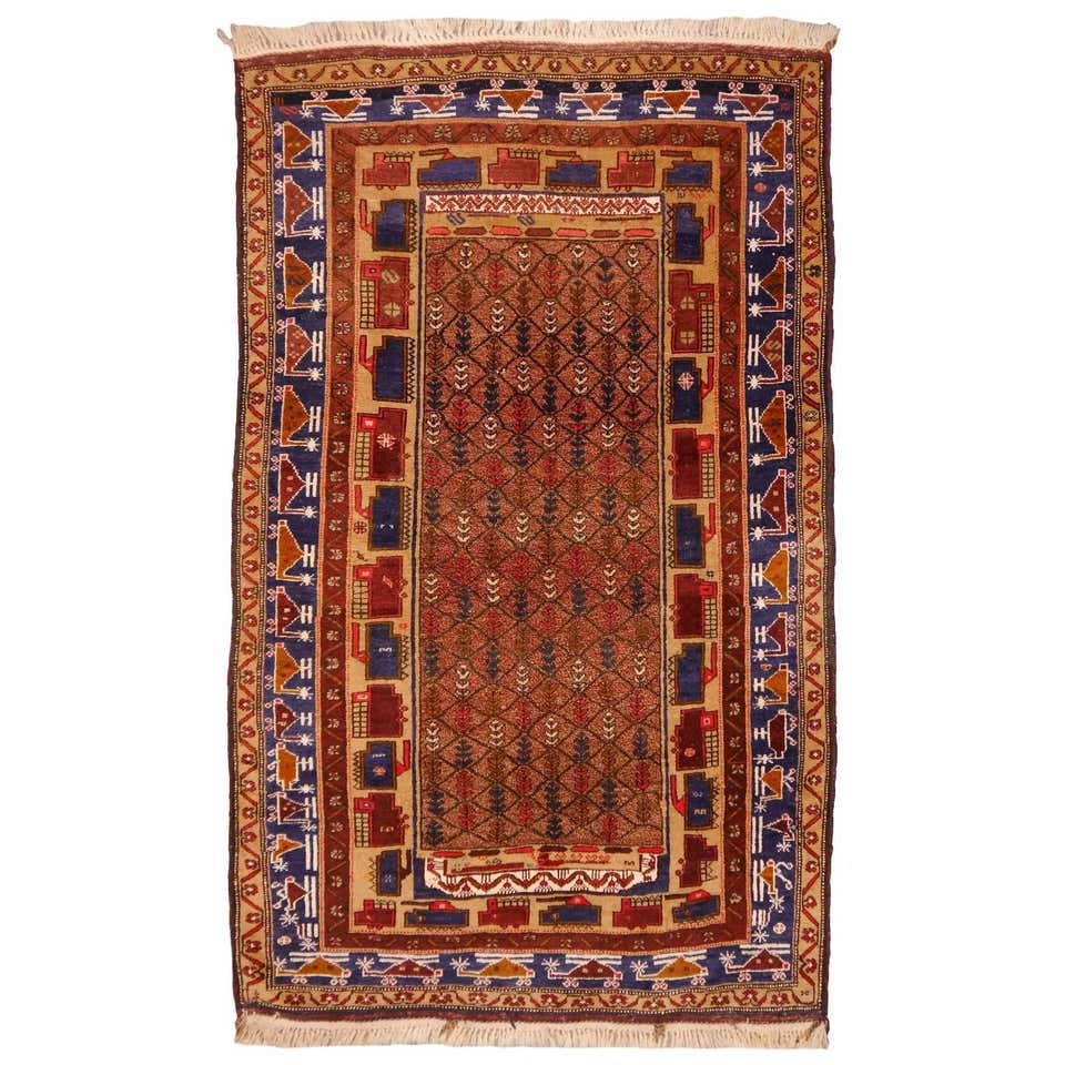 Vintage Afghan War Rugs - 2 For Sale on 1stDibs | antique afghan war ...