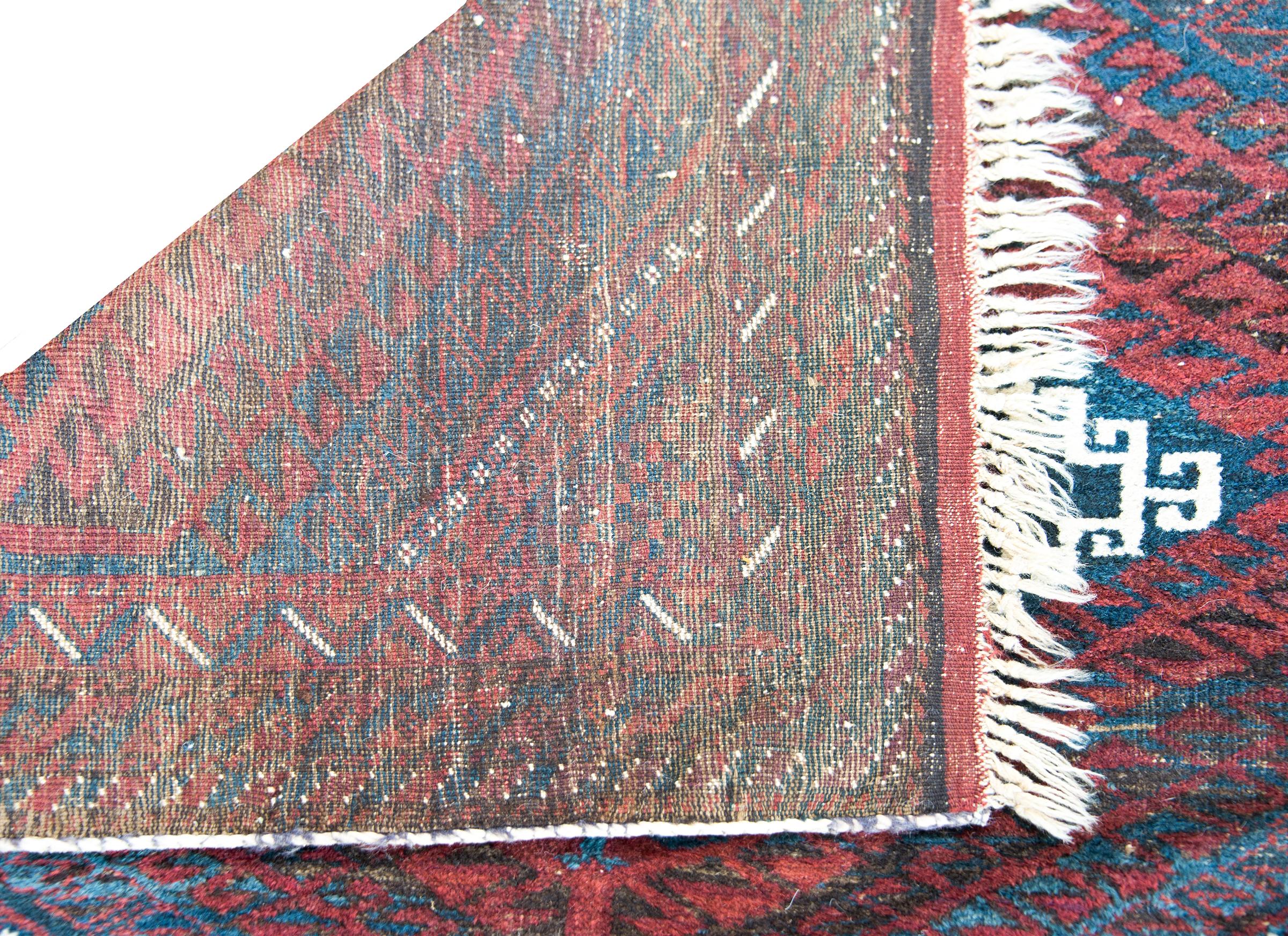 Vintage Afghani Baluch Rug For Sale 5