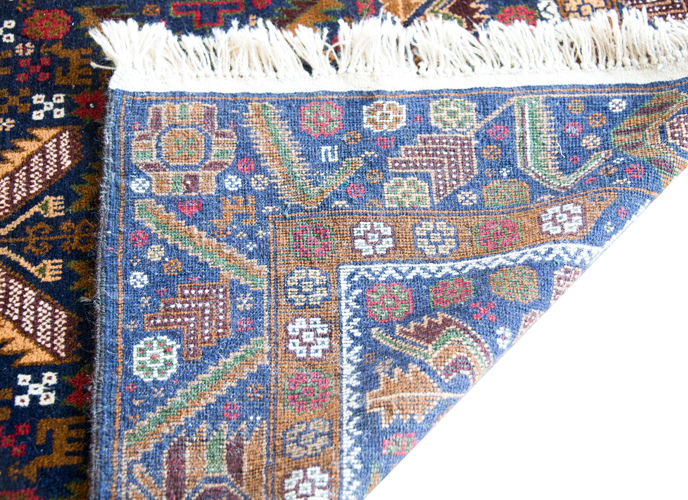 Vintage Afghani Baluch Rug For Sale 6