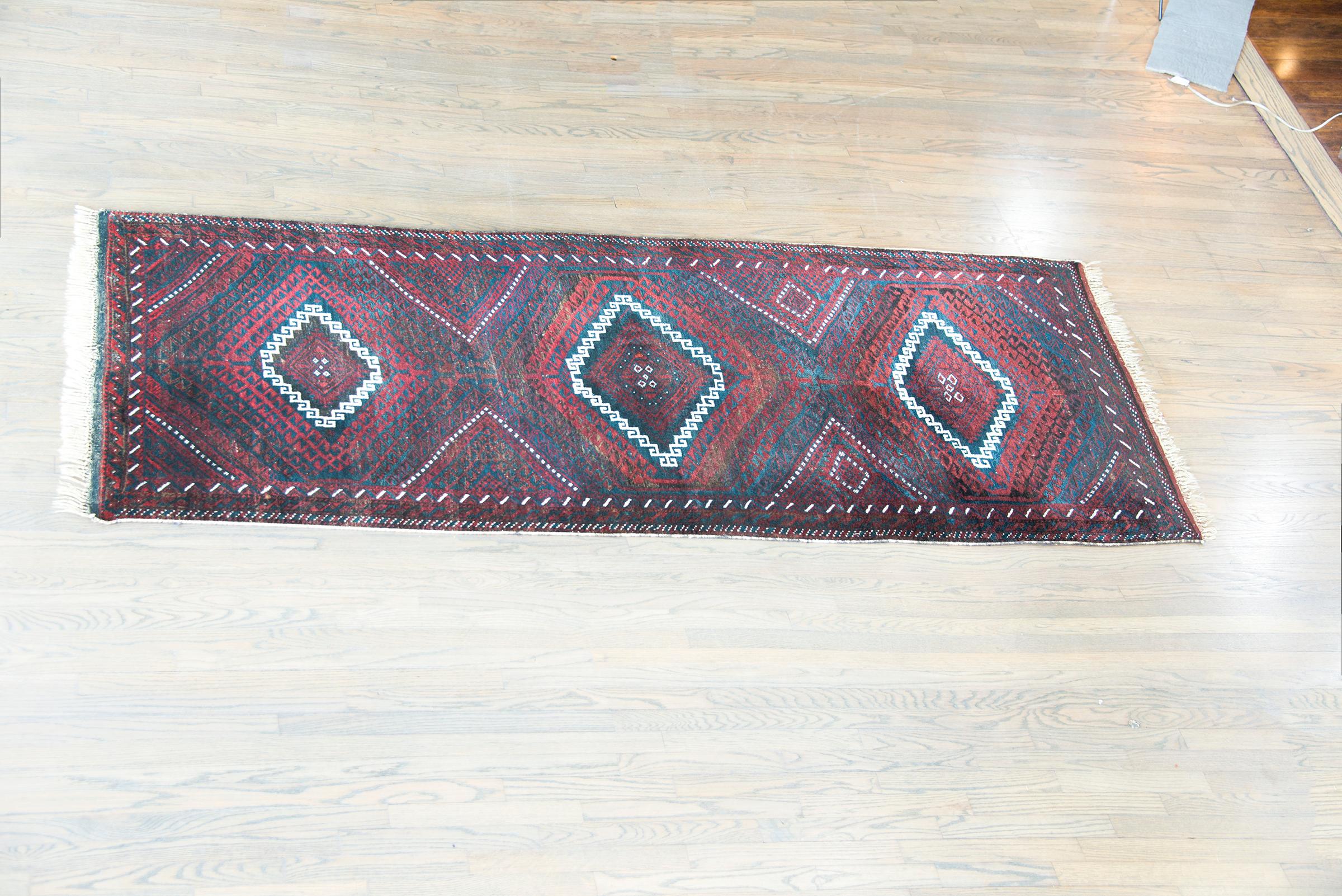 Vintage Afghani Baluch Rug For Sale 6