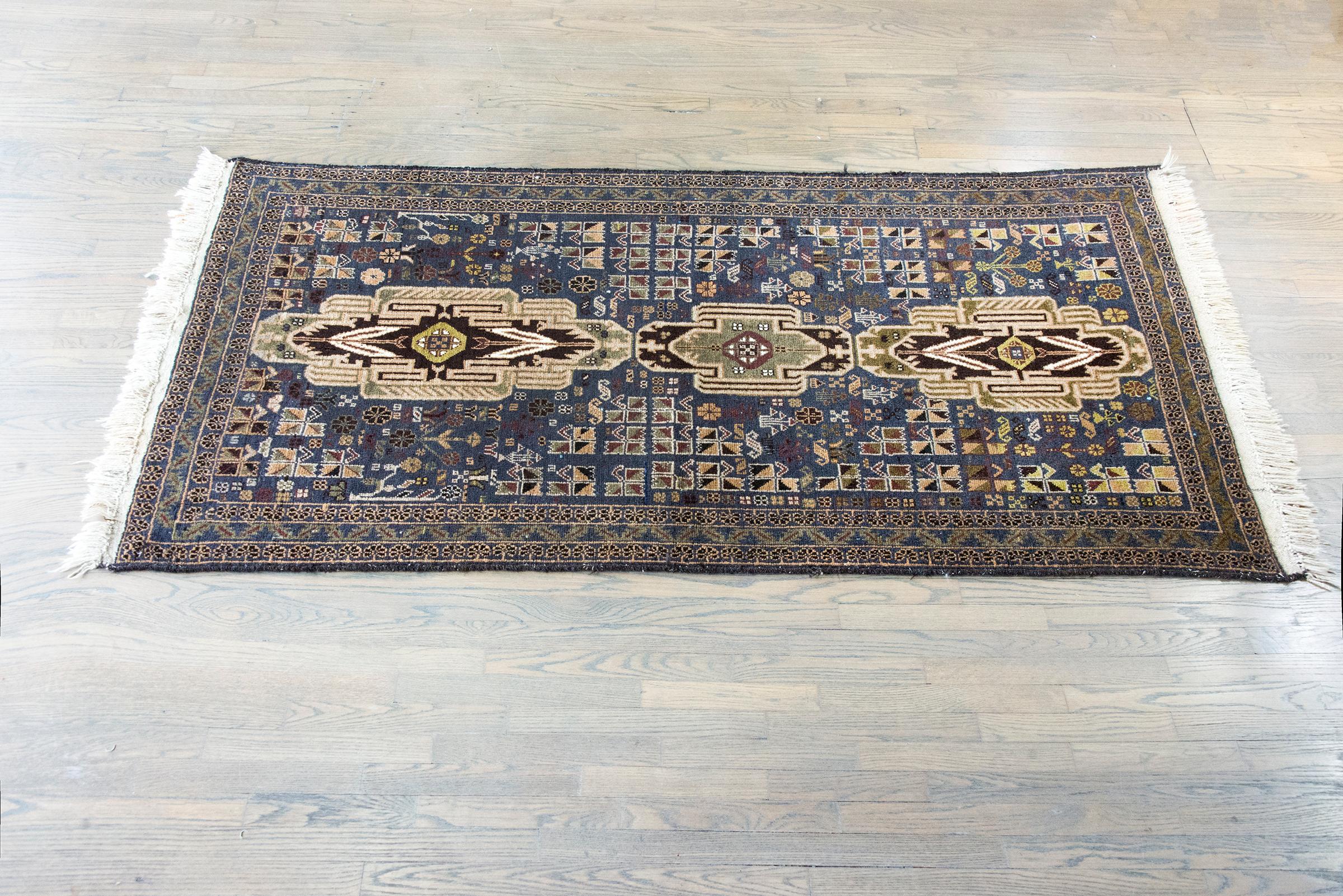 Vintage Afghani Baluch Rug For Sale 8