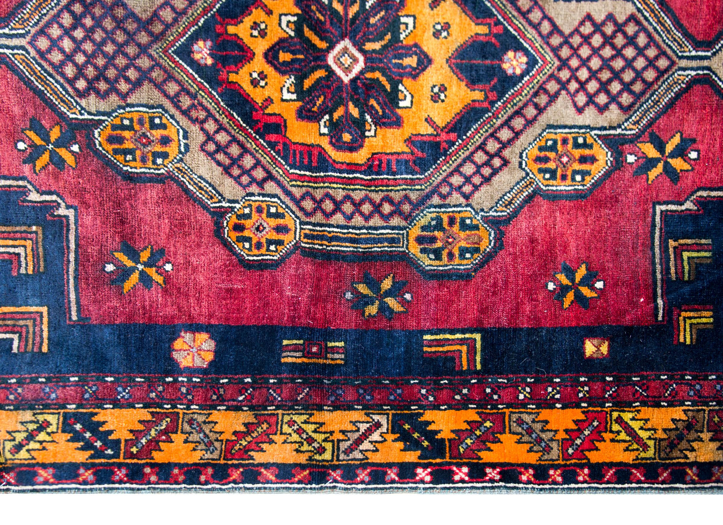 20th Century Vintage Afghani Baluch Rug For Sale