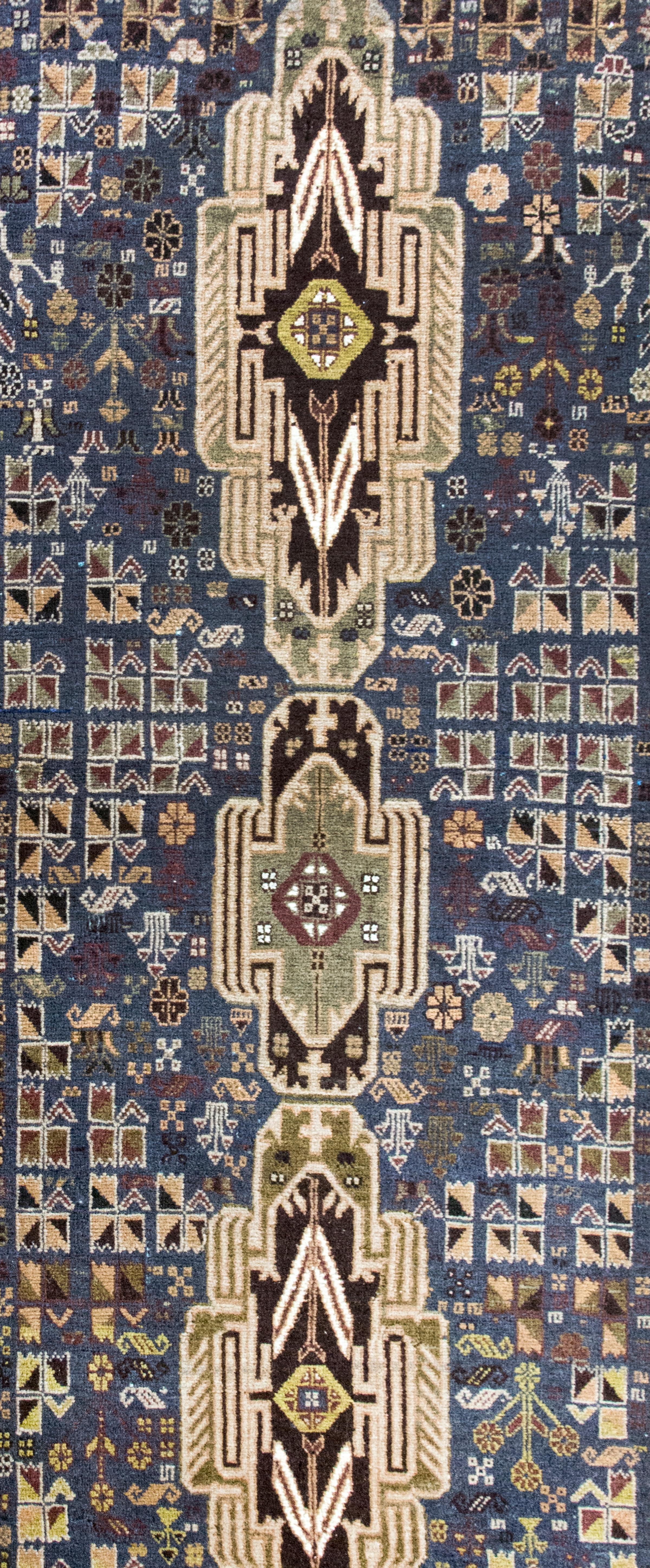 Wool Vintage Afghani Baluch Rug For Sale