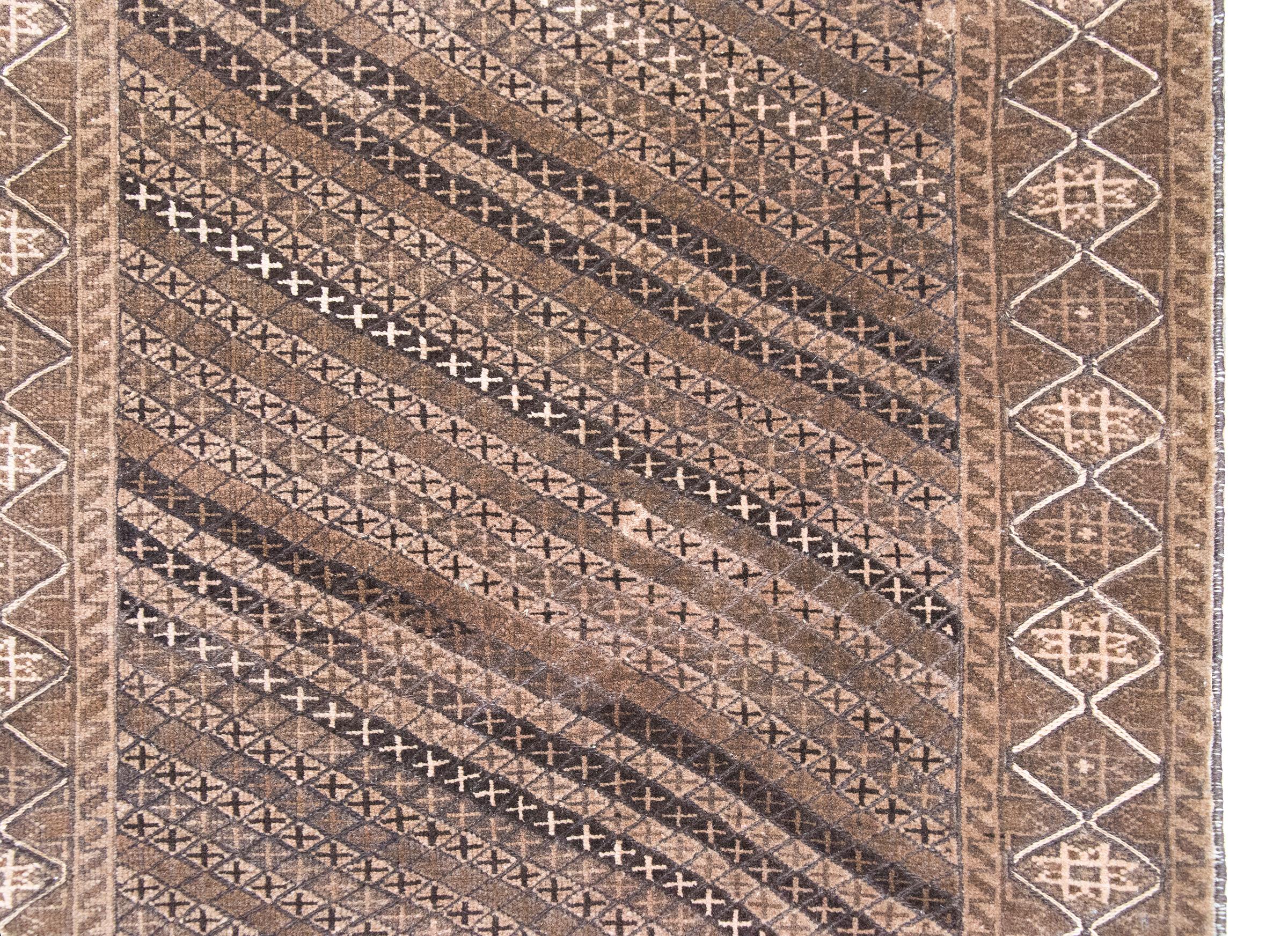 vintage afghani Baluch Rug For Sale 1