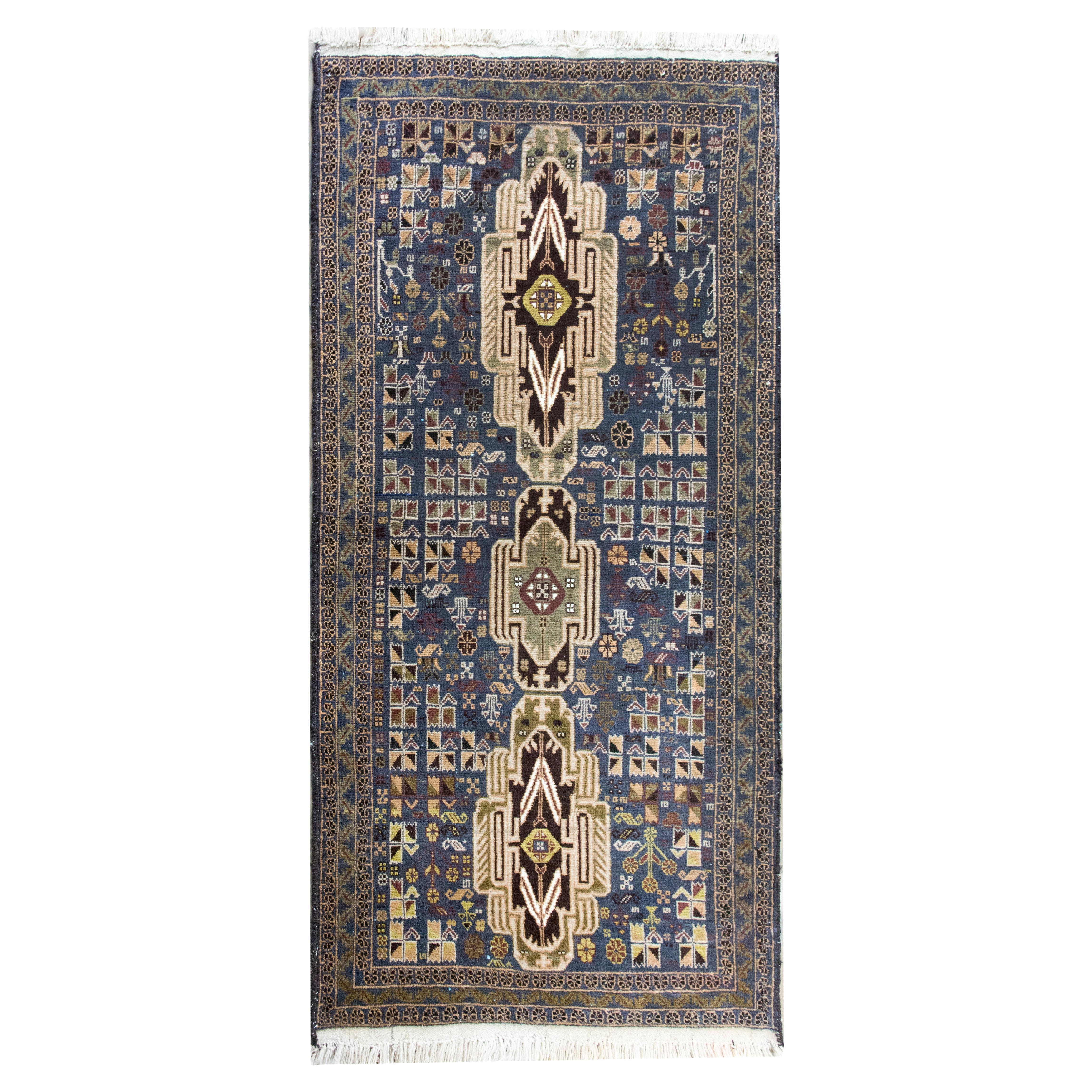 Vintage Afghani Baluch Rug