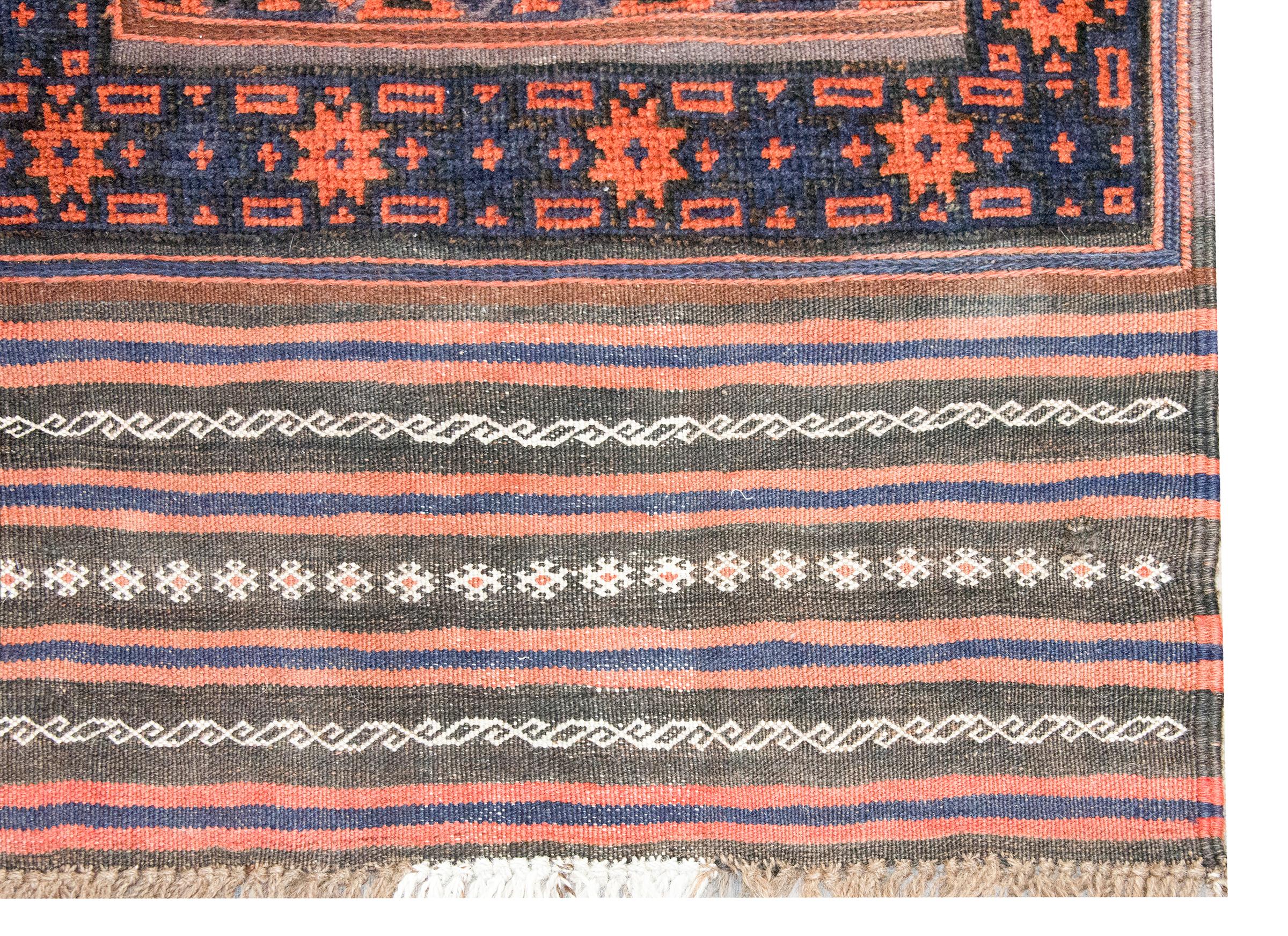 Vintage Afghani Baluch Runner For Sale 7