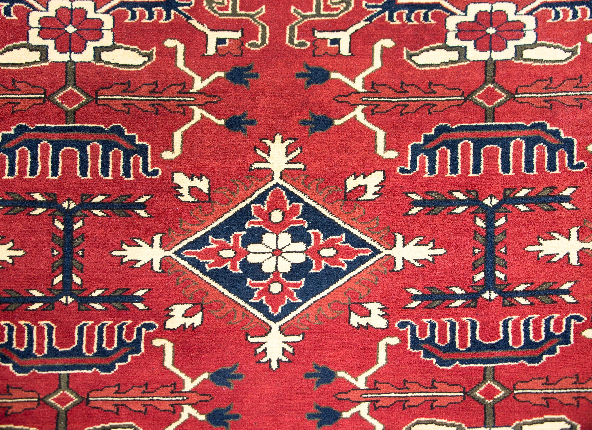 Vintage Afghani Bashir Rug For Sale at 1stDibs