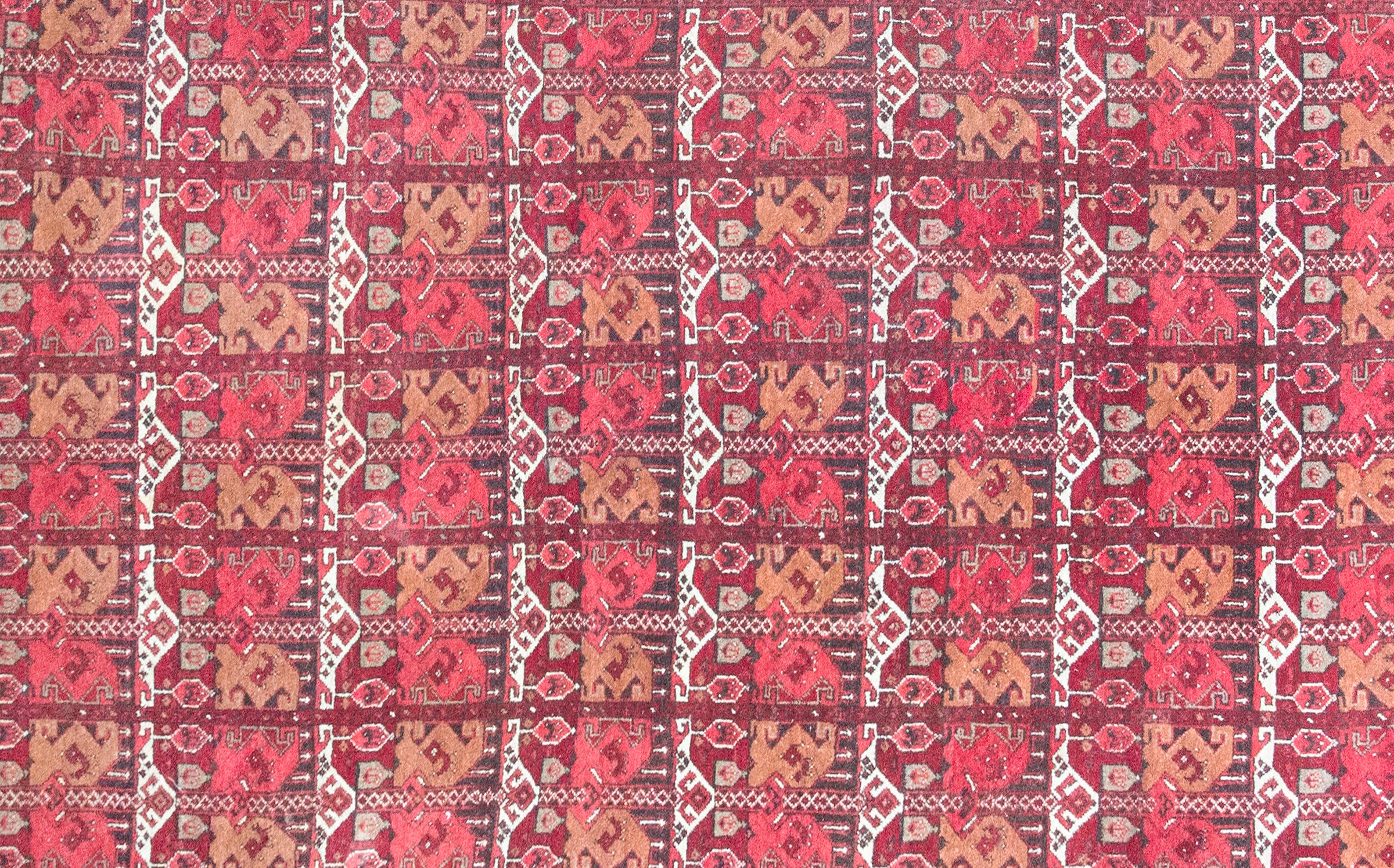 Vintage Afghani Bashir Rug For Sale 4