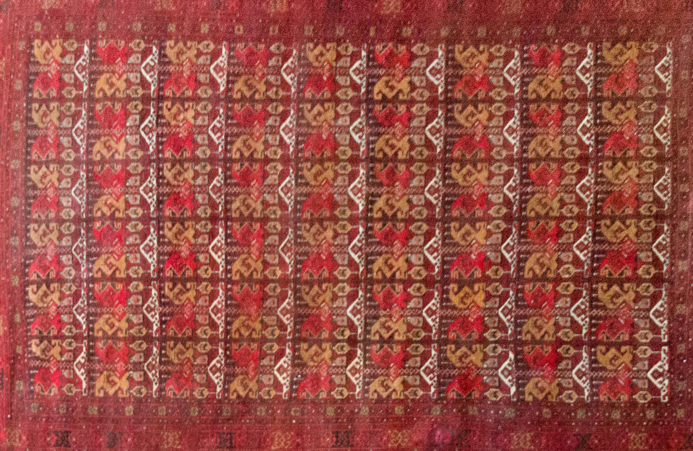Tapis afghan vintage Bashir en vente 3