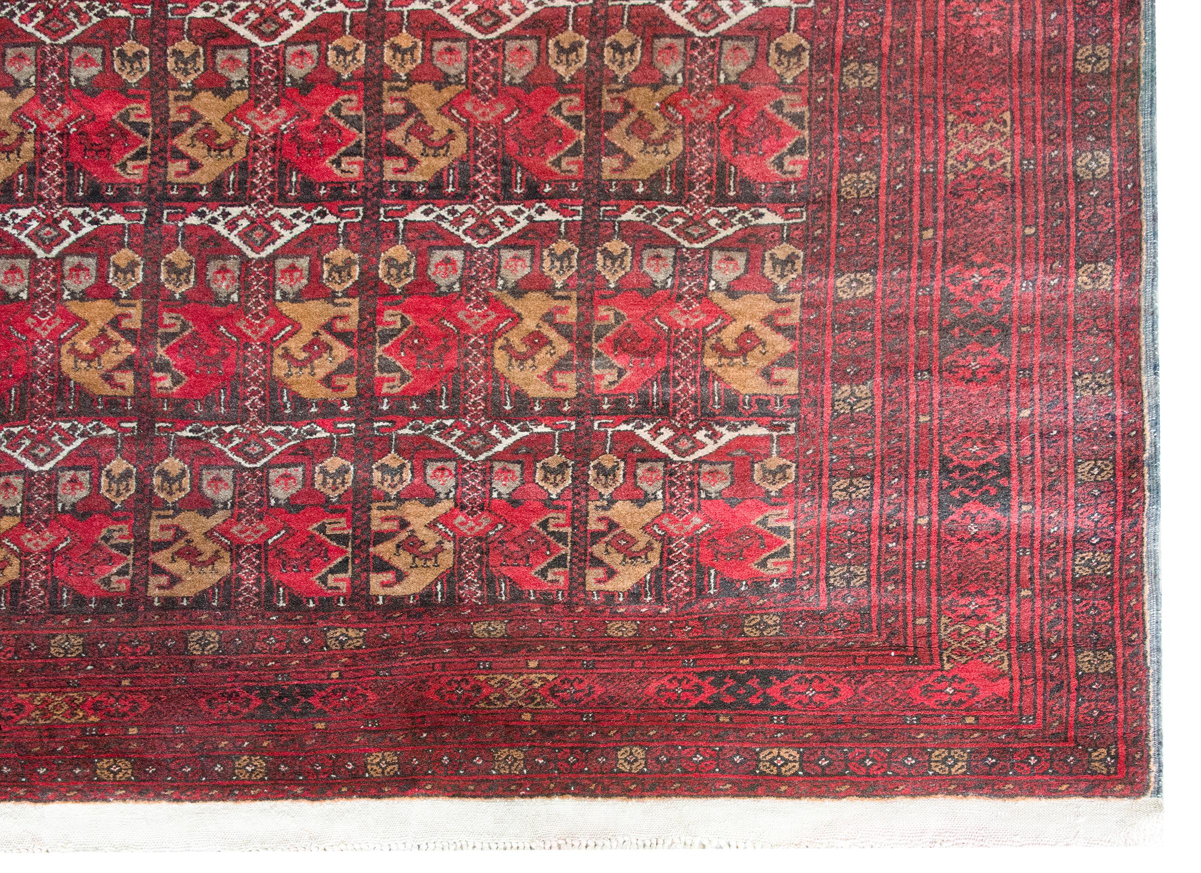 Tapis afghan vintage Bashir en vente 6
