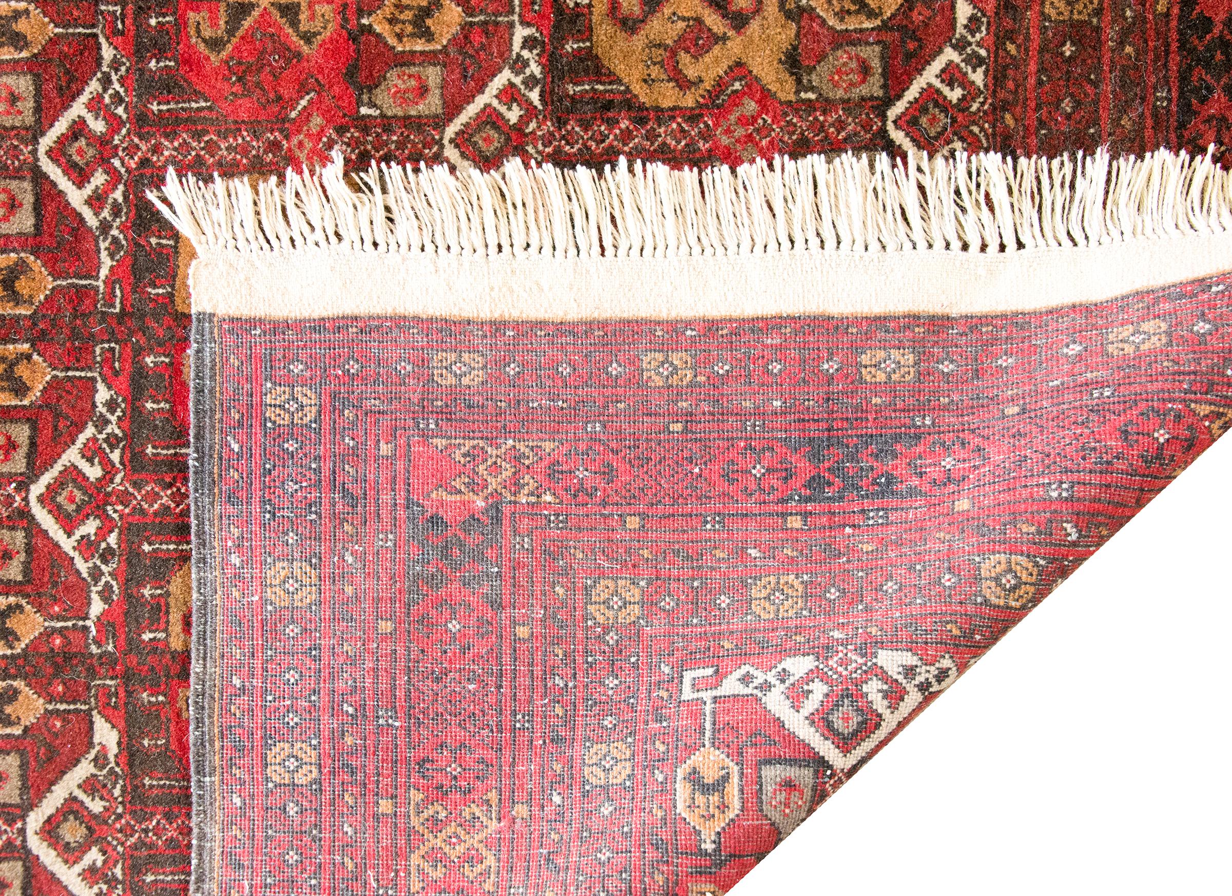 Tapis afghan vintage Bashir en vente 7