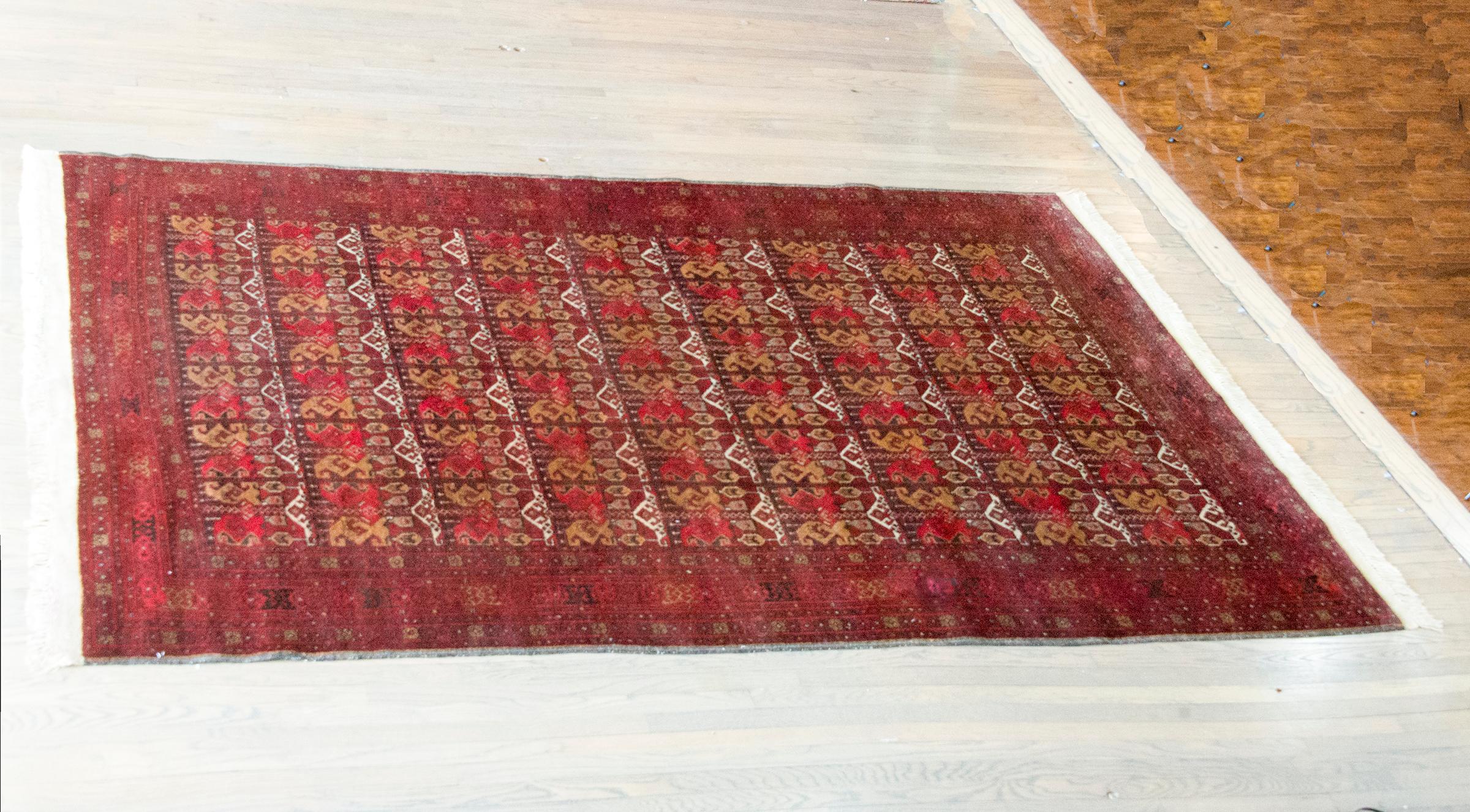 Tapis afghan vintage Bashir en vente 8