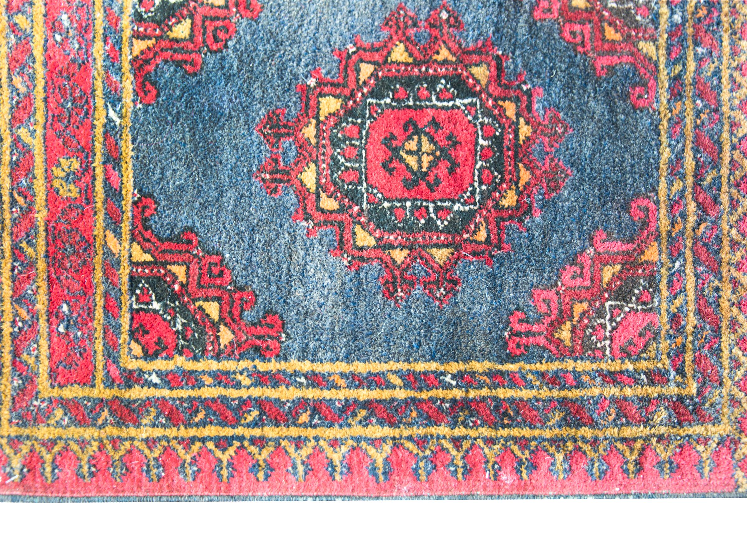 Tribal Vintage Afghani Bashir Rug For Sale