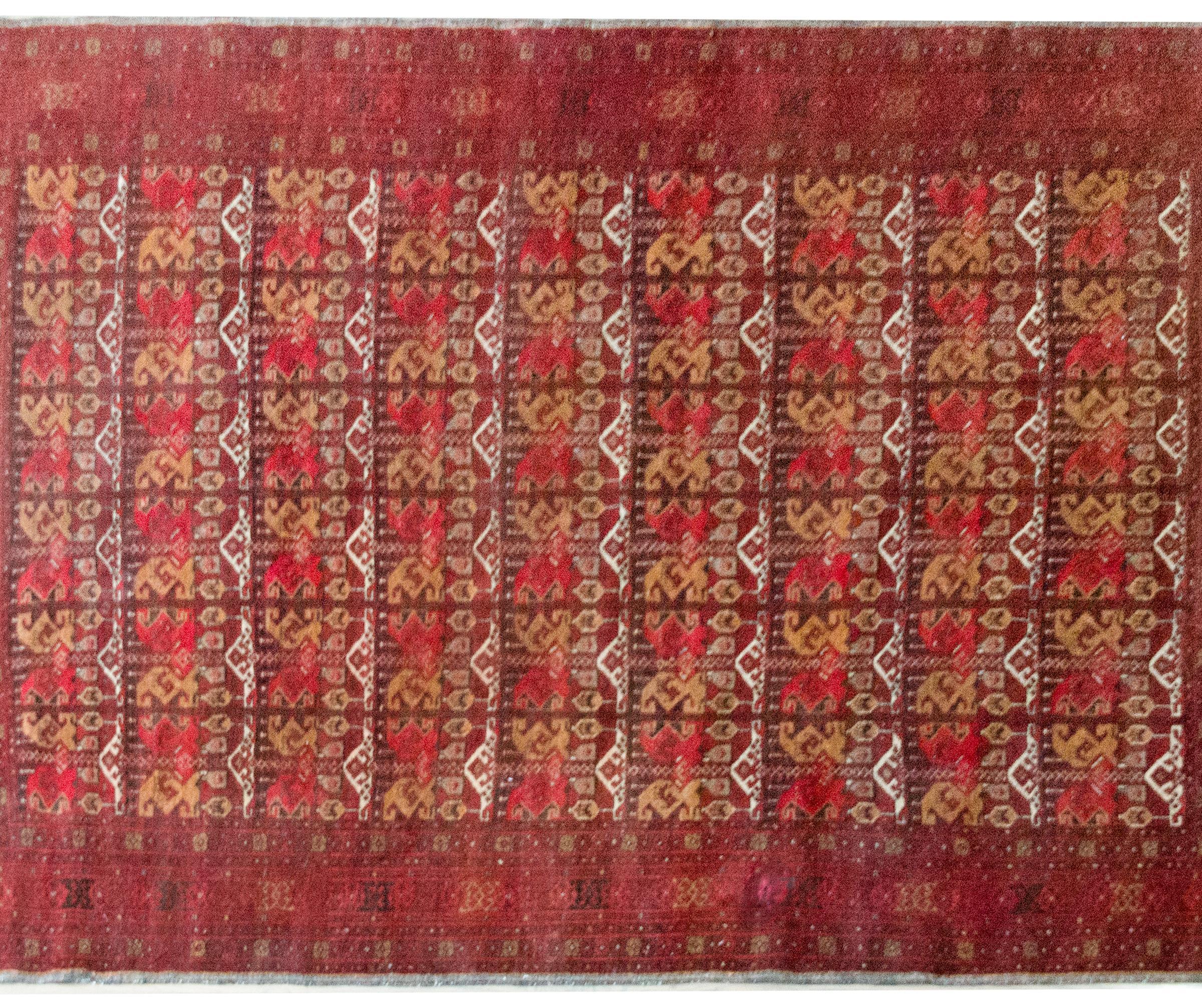Tribal Tapis afghan vintage Bashir en vente