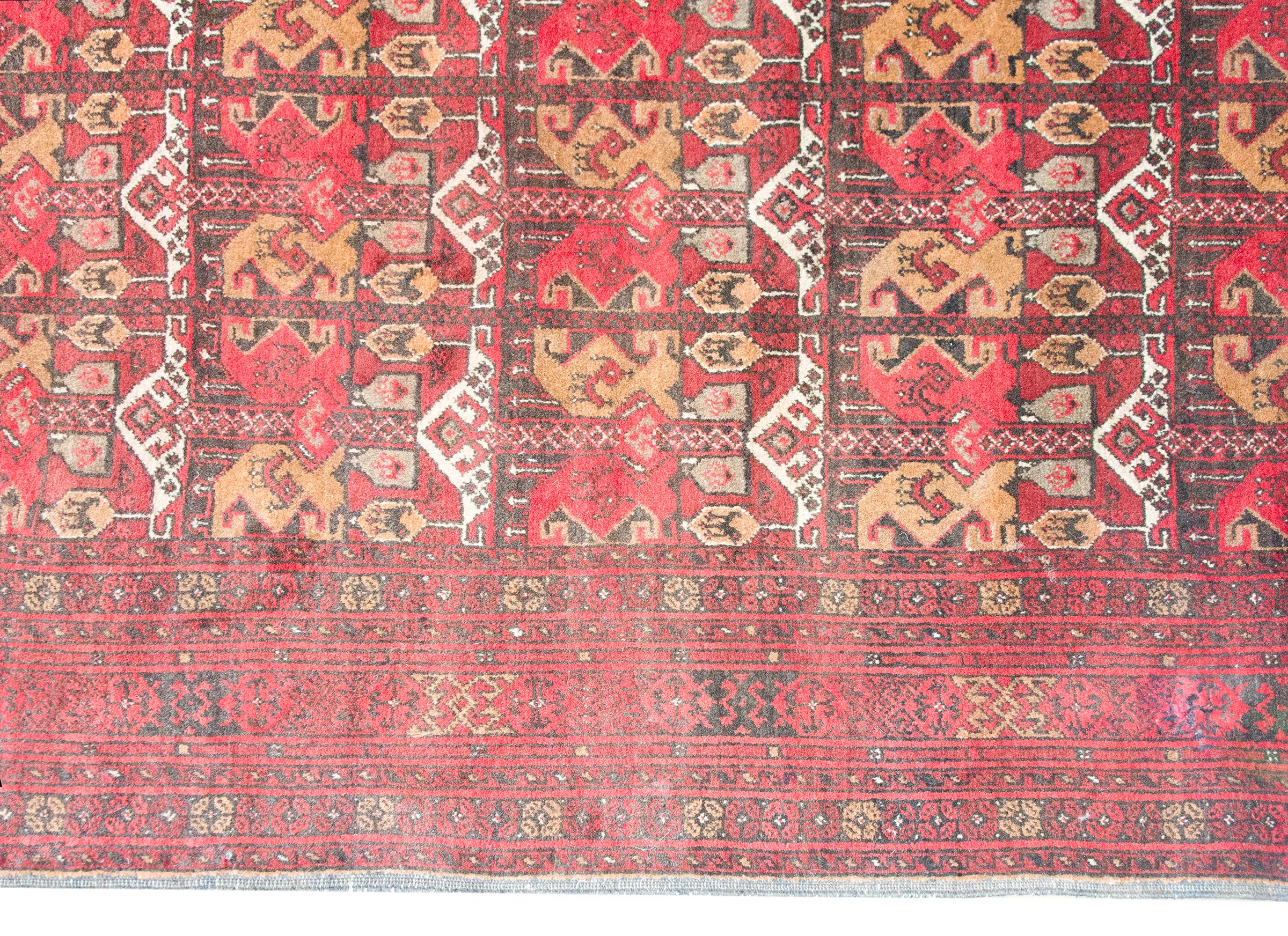 Afghan Tapis afghan vintage Bashir en vente