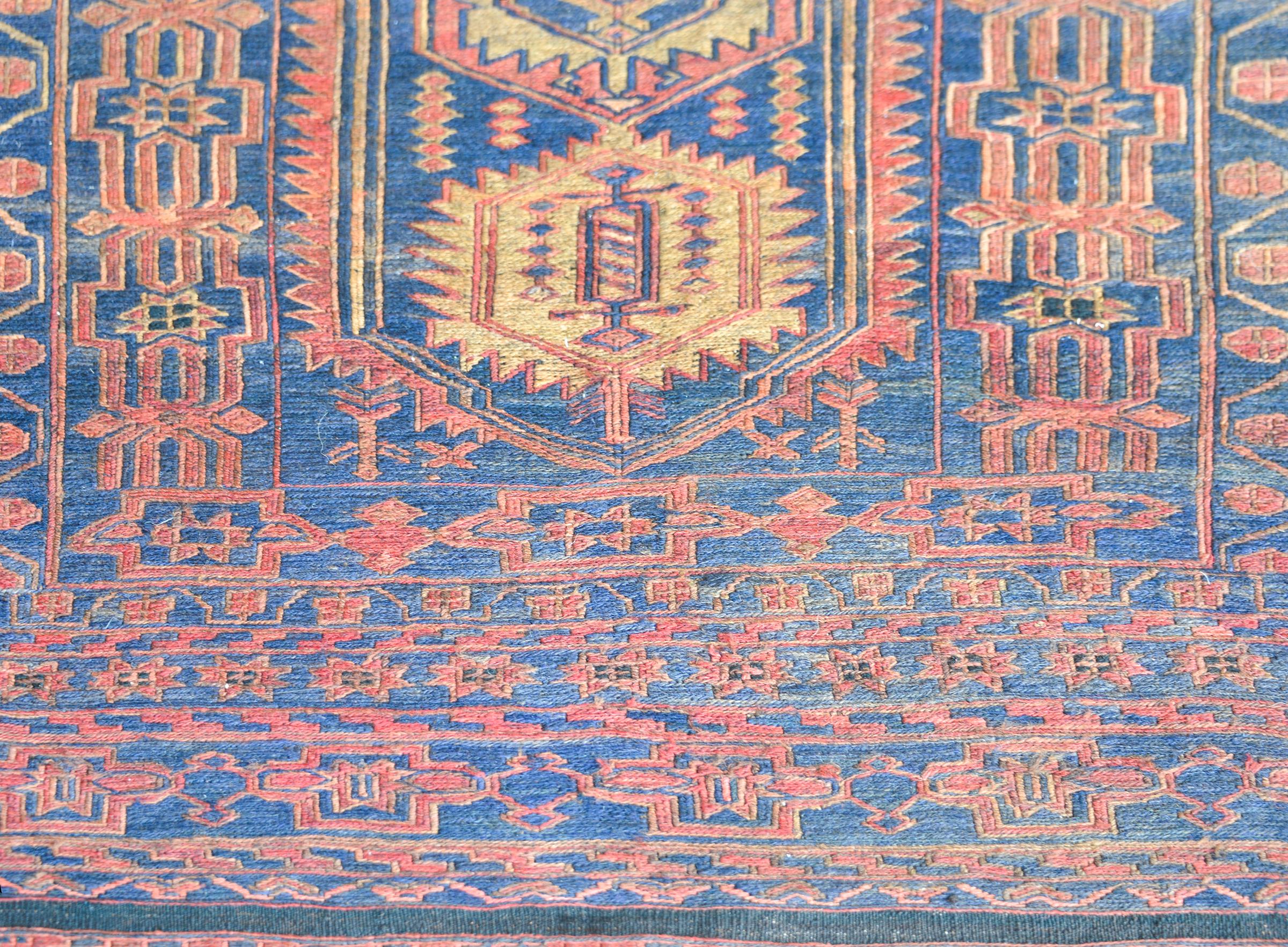Vintage Afghani Bashir Rug For Sale 1