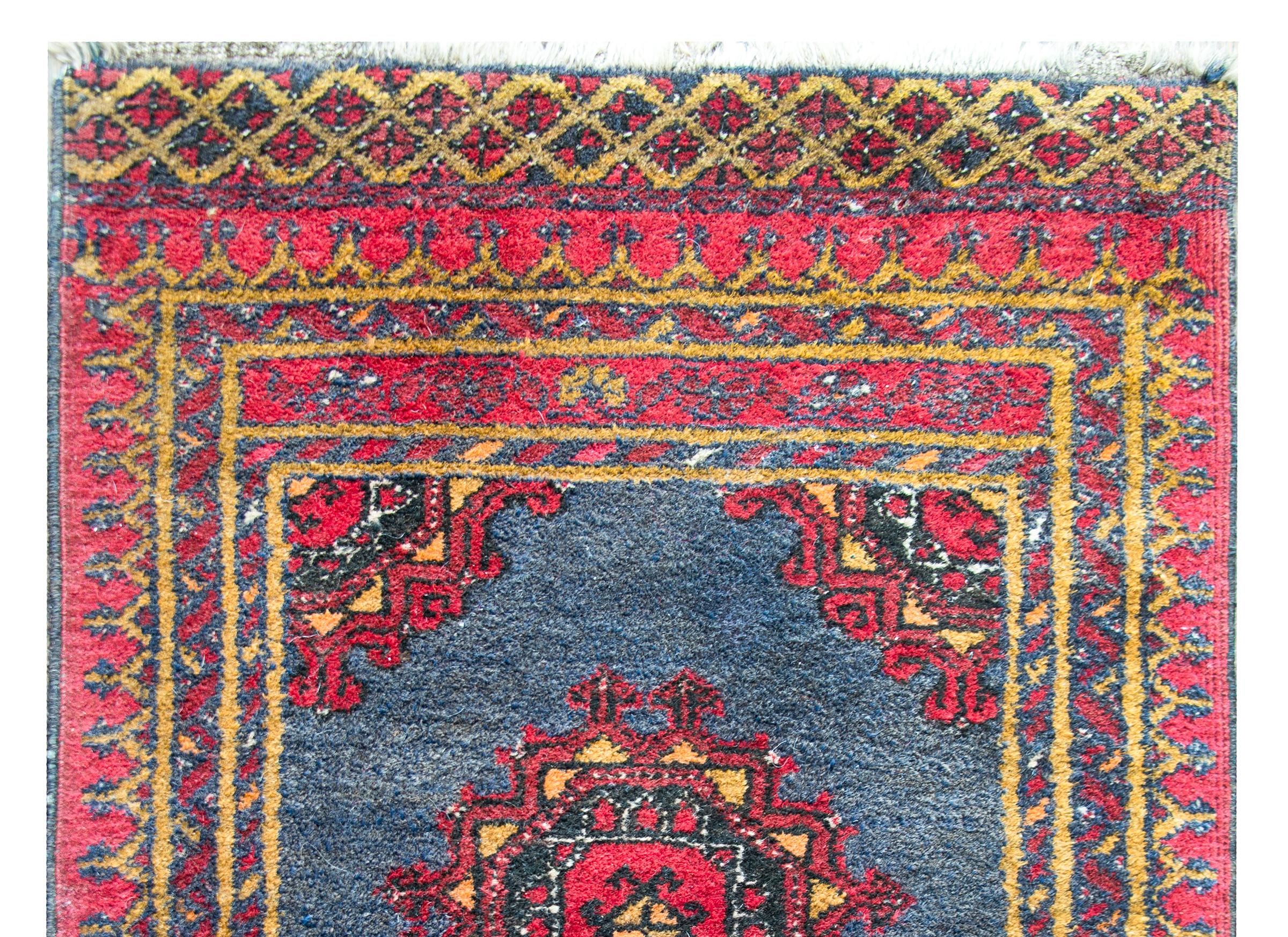 Vintage Afghani Bashir Rug For Sale 1