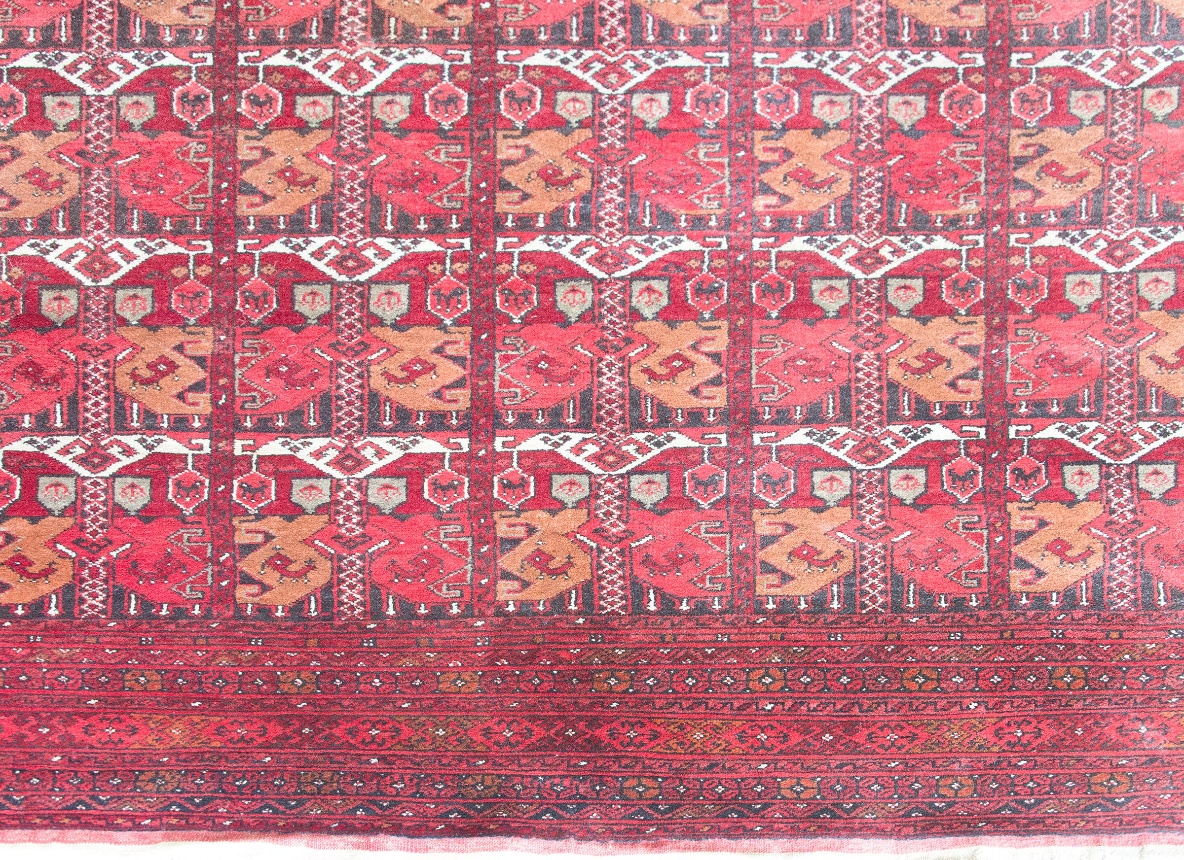 Vintage Afghani Bashir Rug For Sale 1