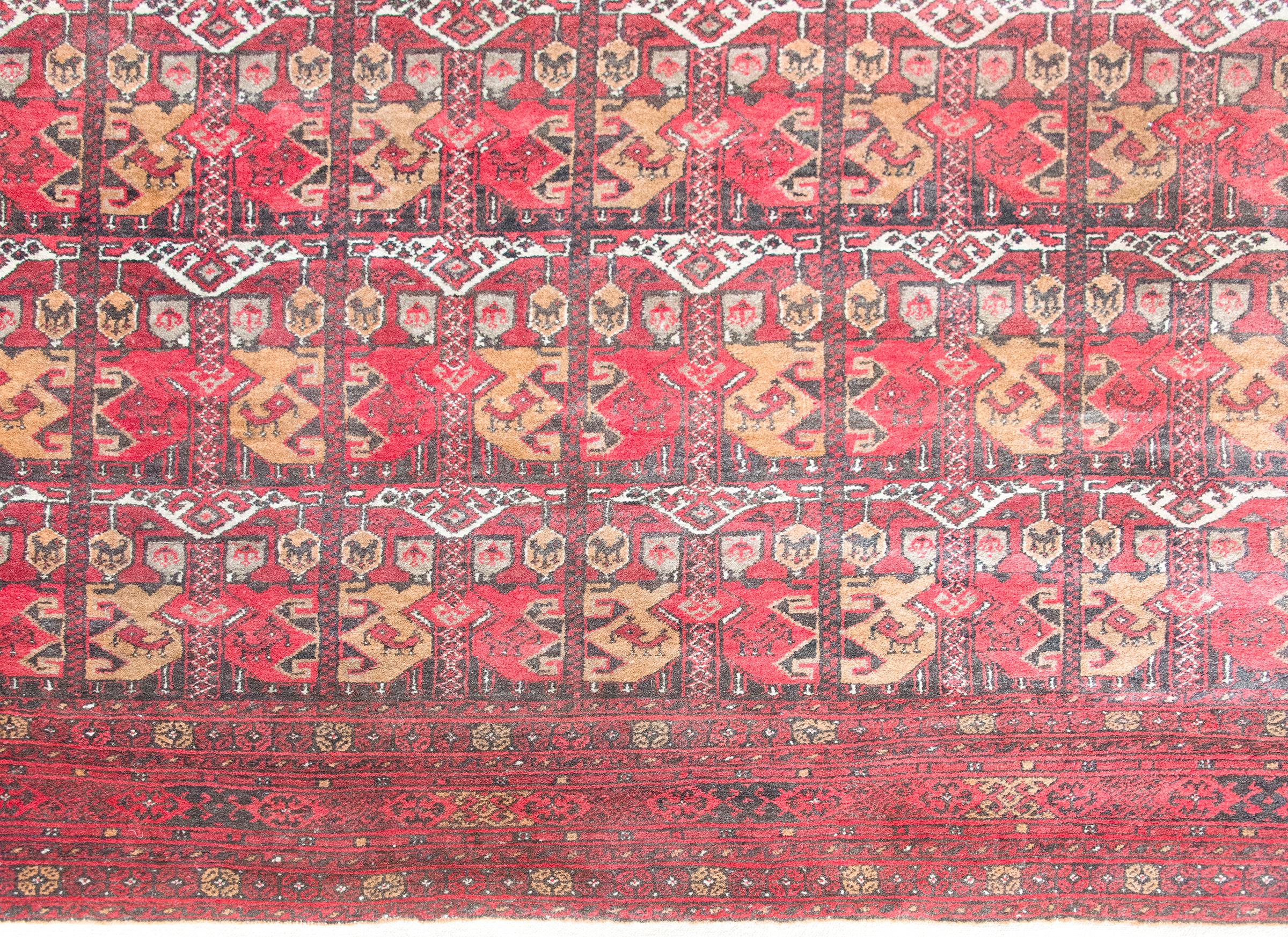 Laine Tapis afghan vintage Bashir en vente
