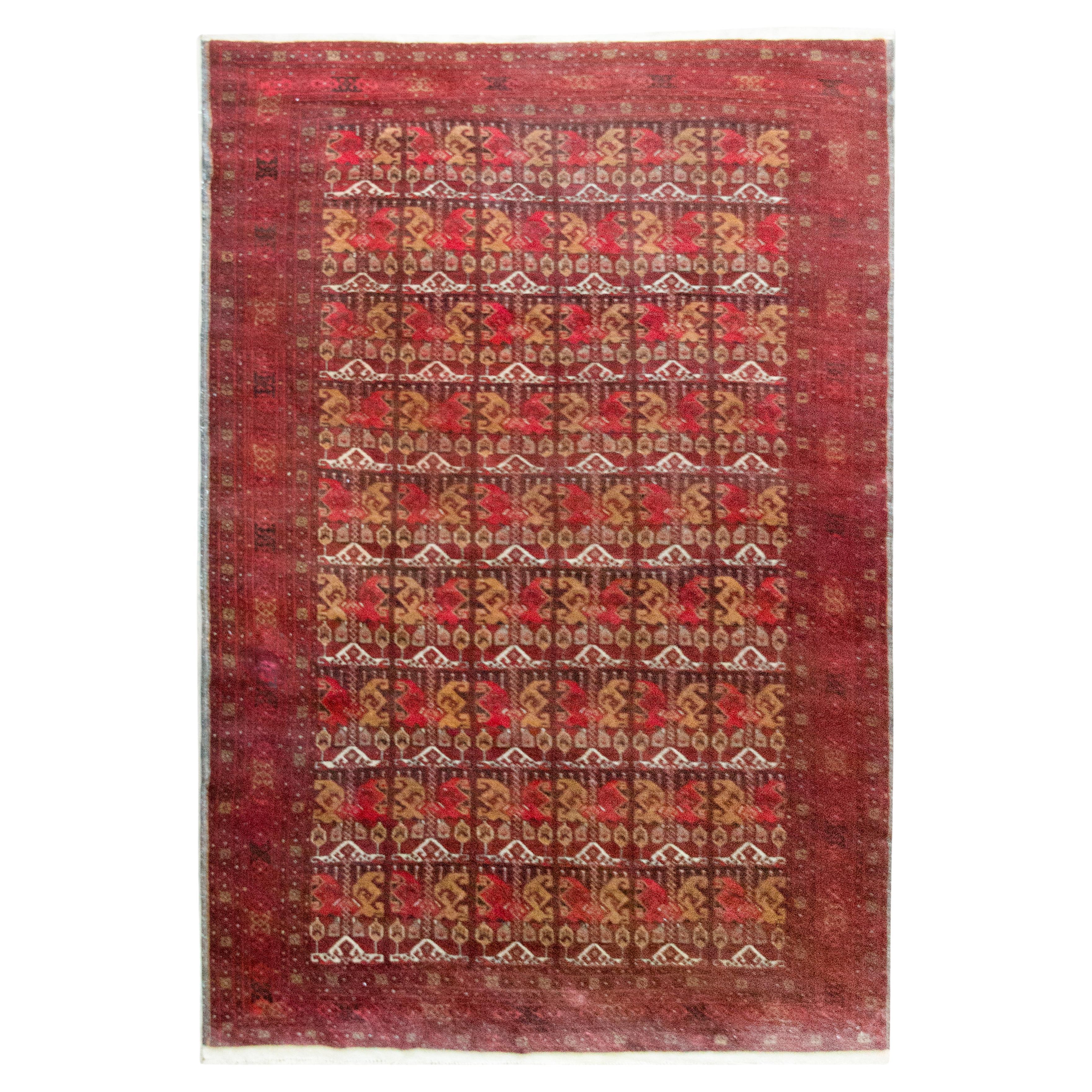 Tapis afghan vintage Bashir en vente