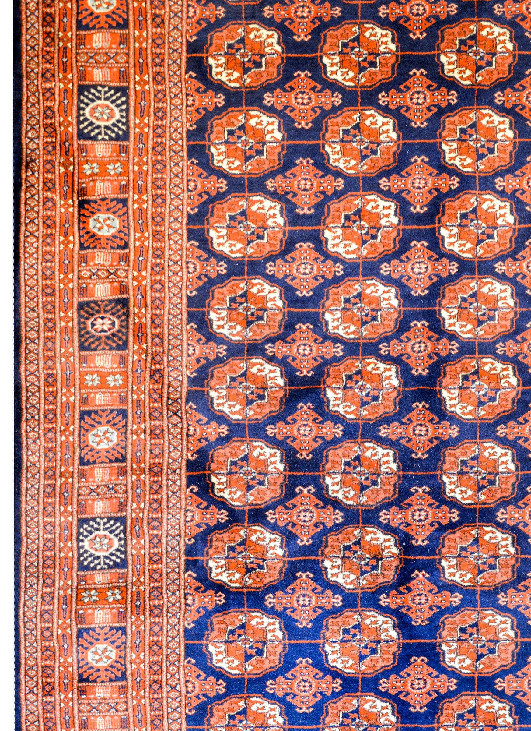 Mid-20th Century Vintage Afghani Bokhara Rug