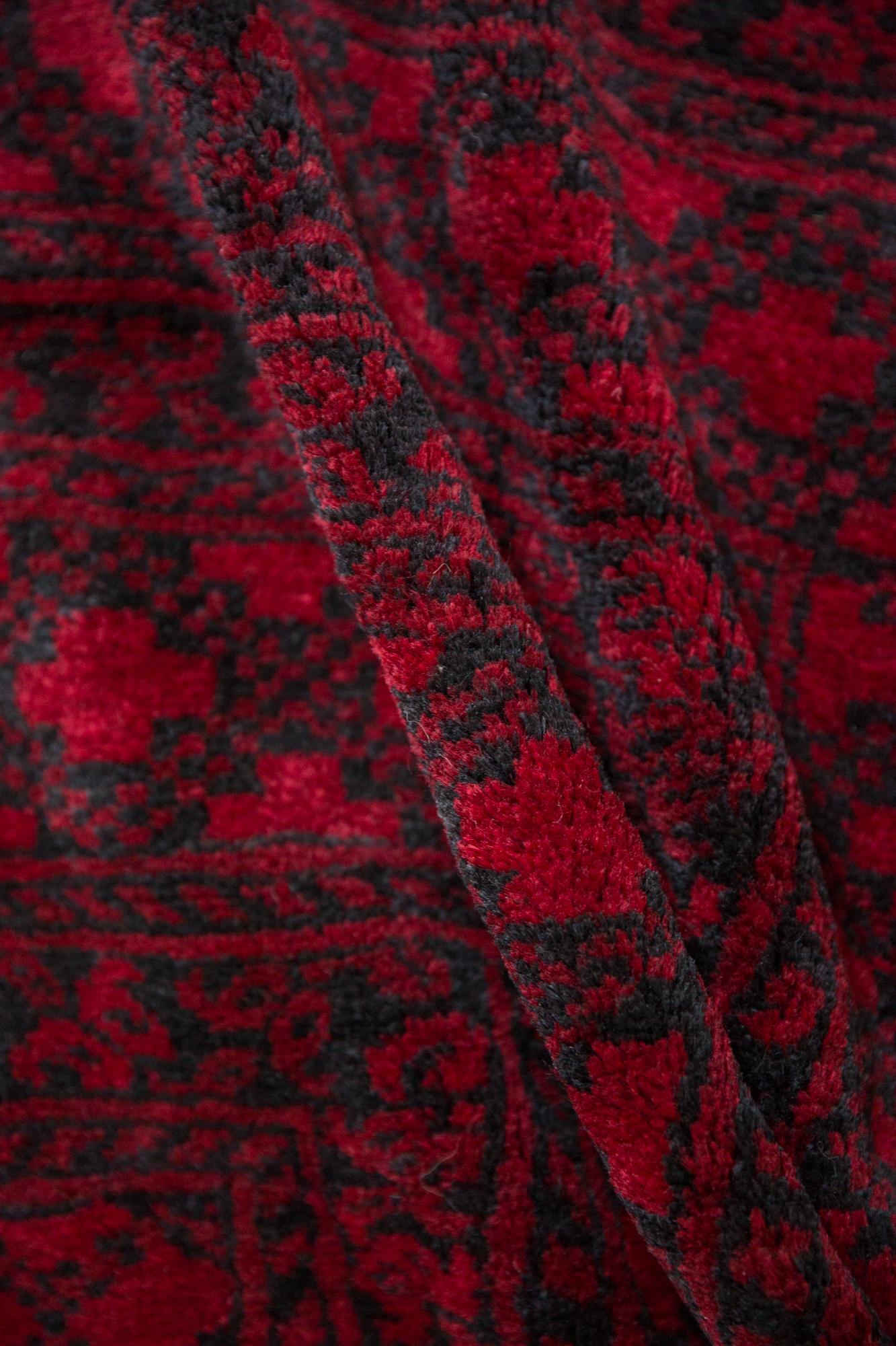 Vintage Afghani Ersari Design Carpet For Sale 5
