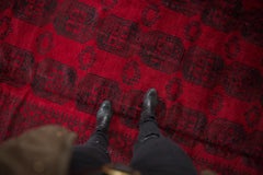 Vintage Afghani Ersari Design Carpet