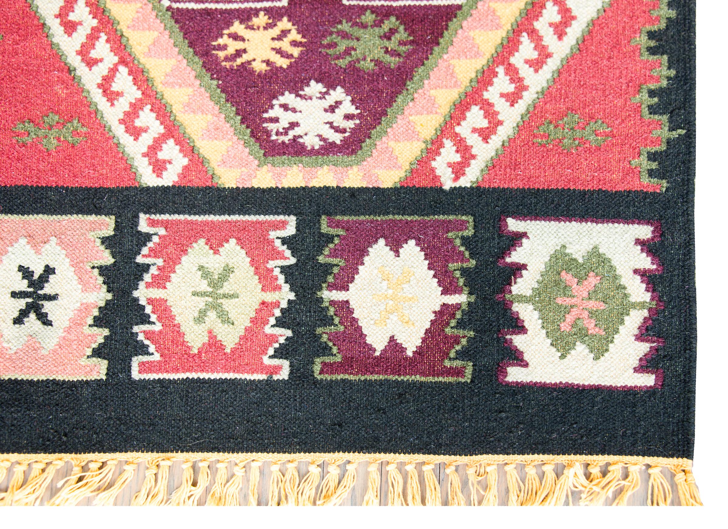 Afghani-Kelim-Läufer im Vintage-Stil im Angebot 8