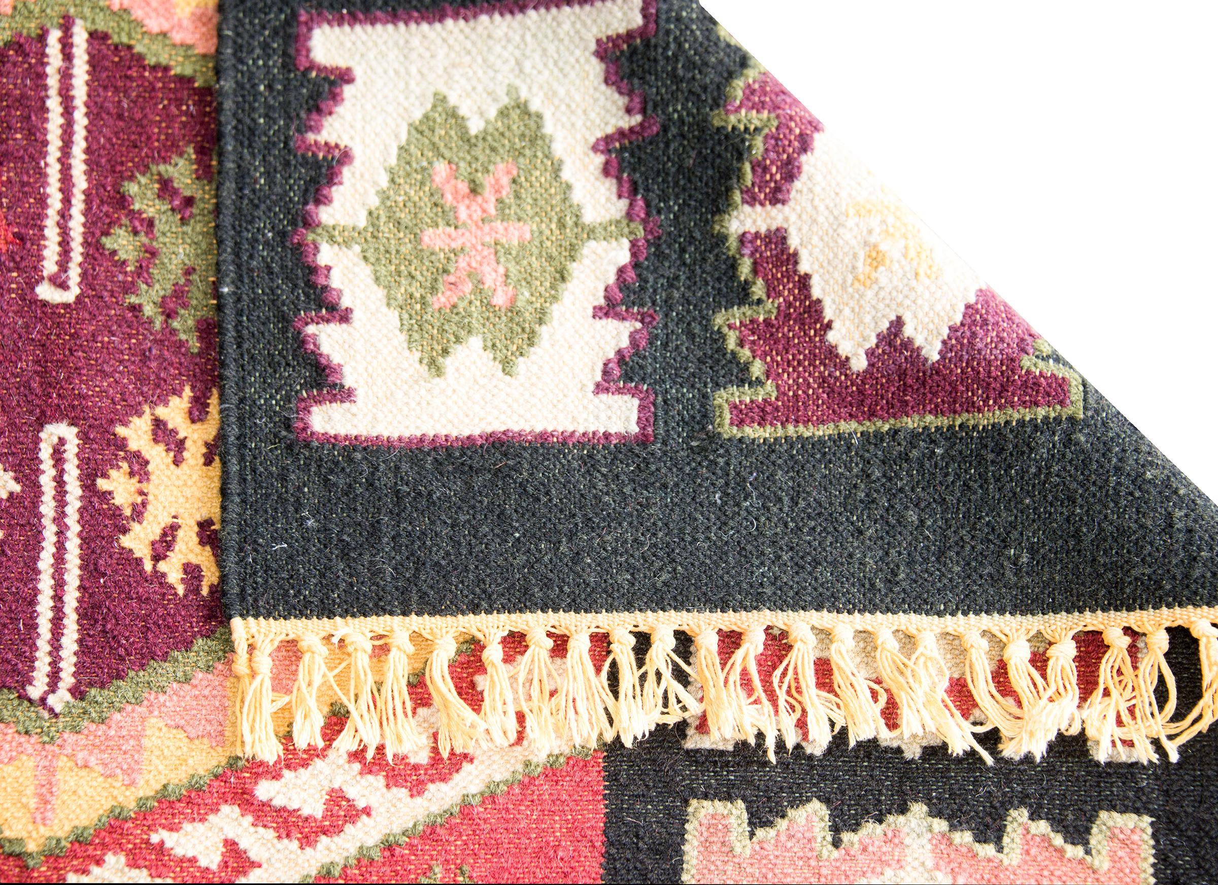Afghani-Kelim-Läufer im Vintage-Stil im Angebot 9