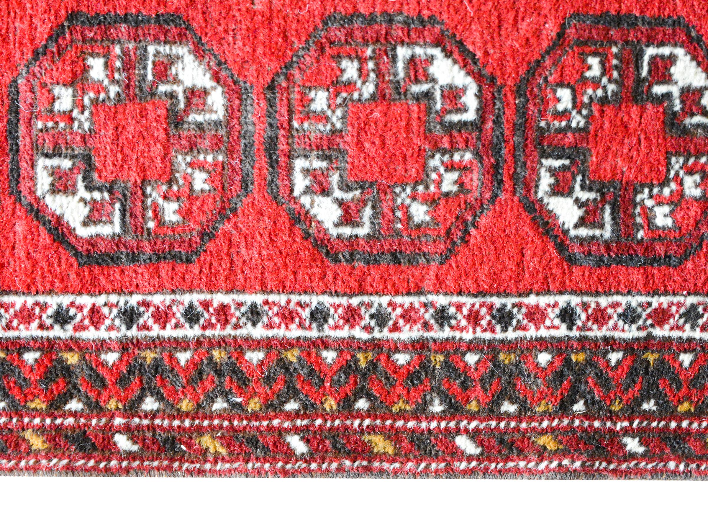 Wool Vintage Afghani Prayer Rug For Sale