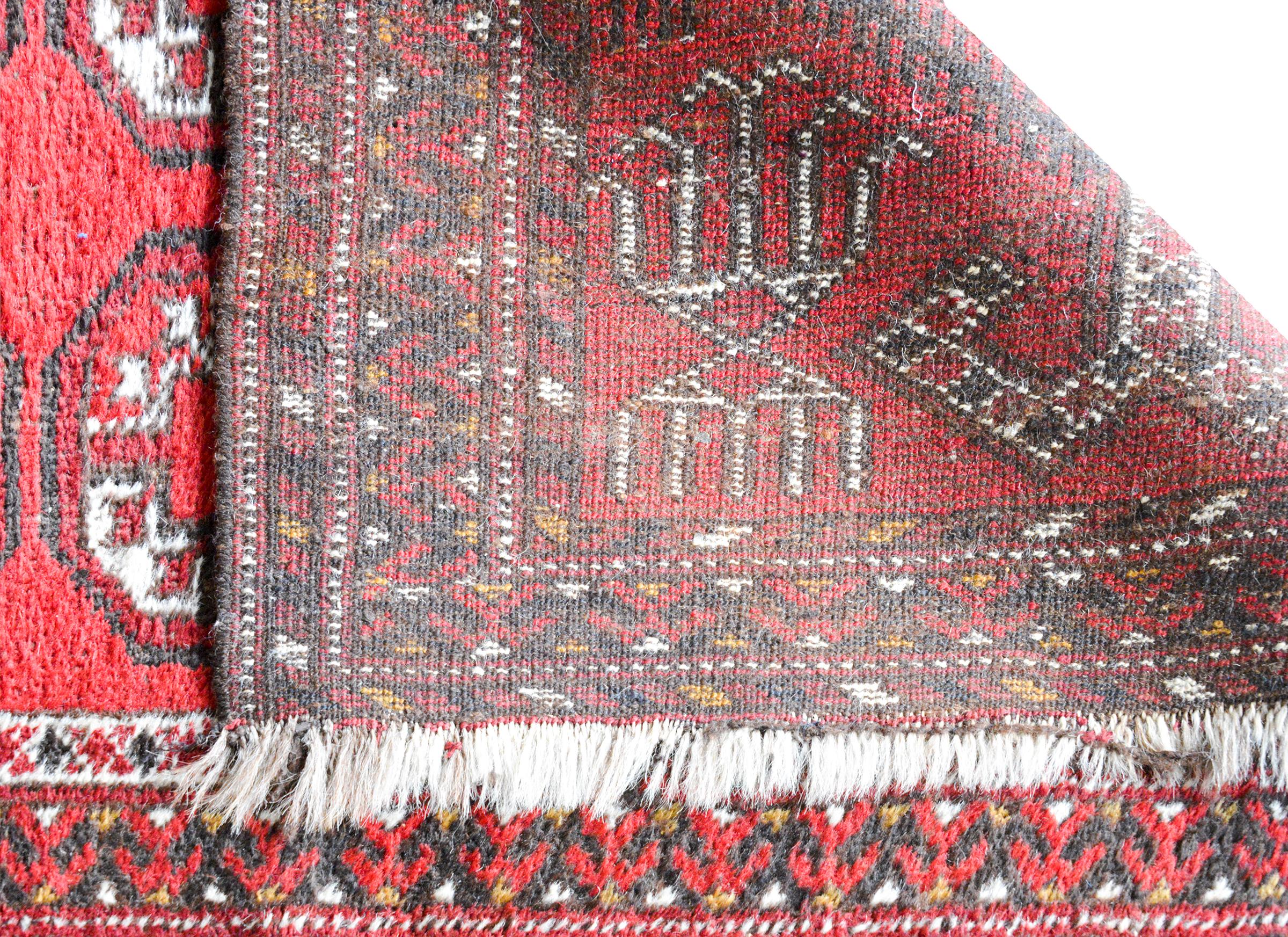 Vintage Afghani Prayer Rug For Sale 2