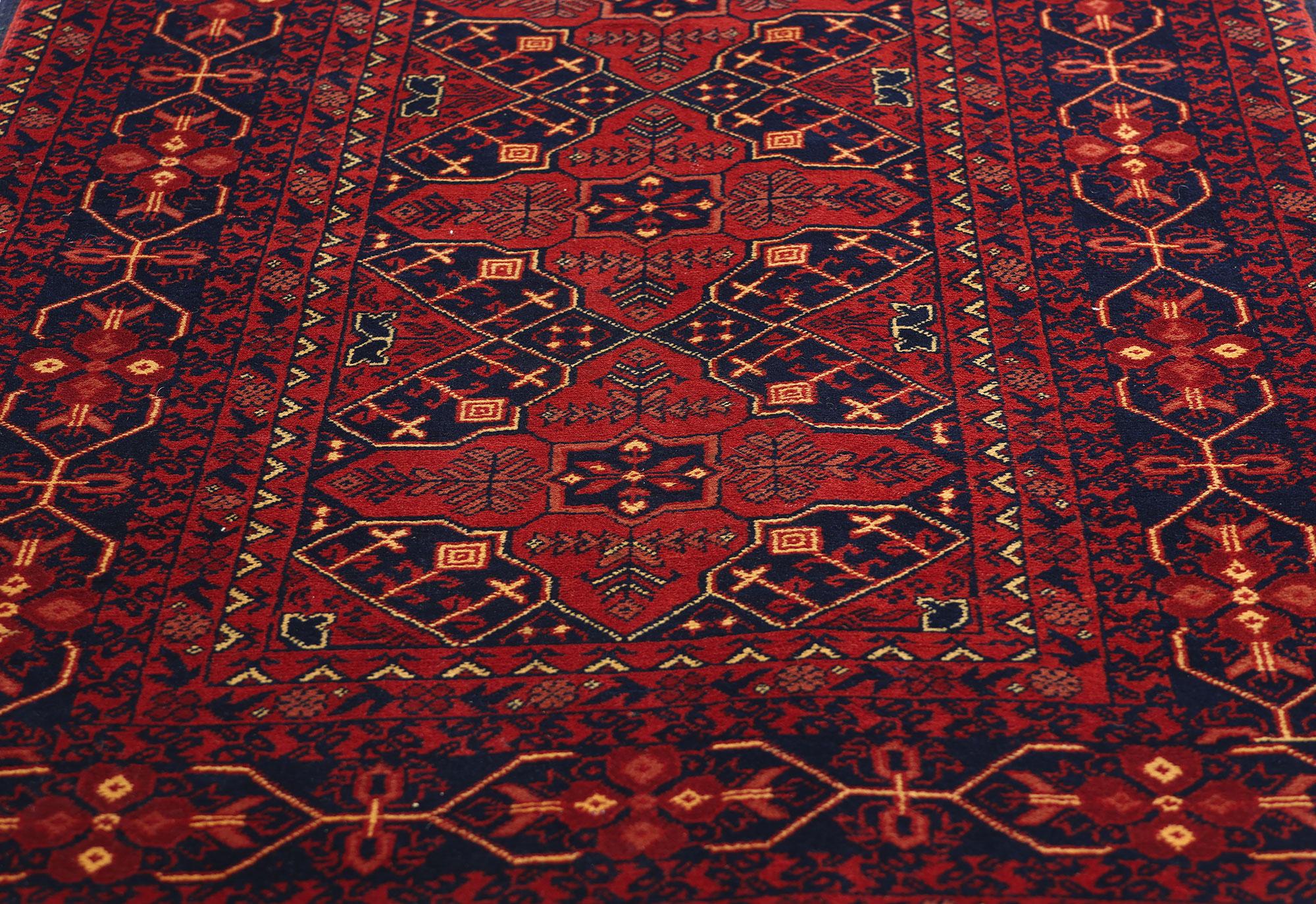 Vintage Afghan Baluch Rug  In Good Condition For Sale In Dallas, TX