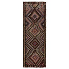 Vintage Afghani Tribal Kilim Polychromatic Geometric Patterns, from Rug & Kilim