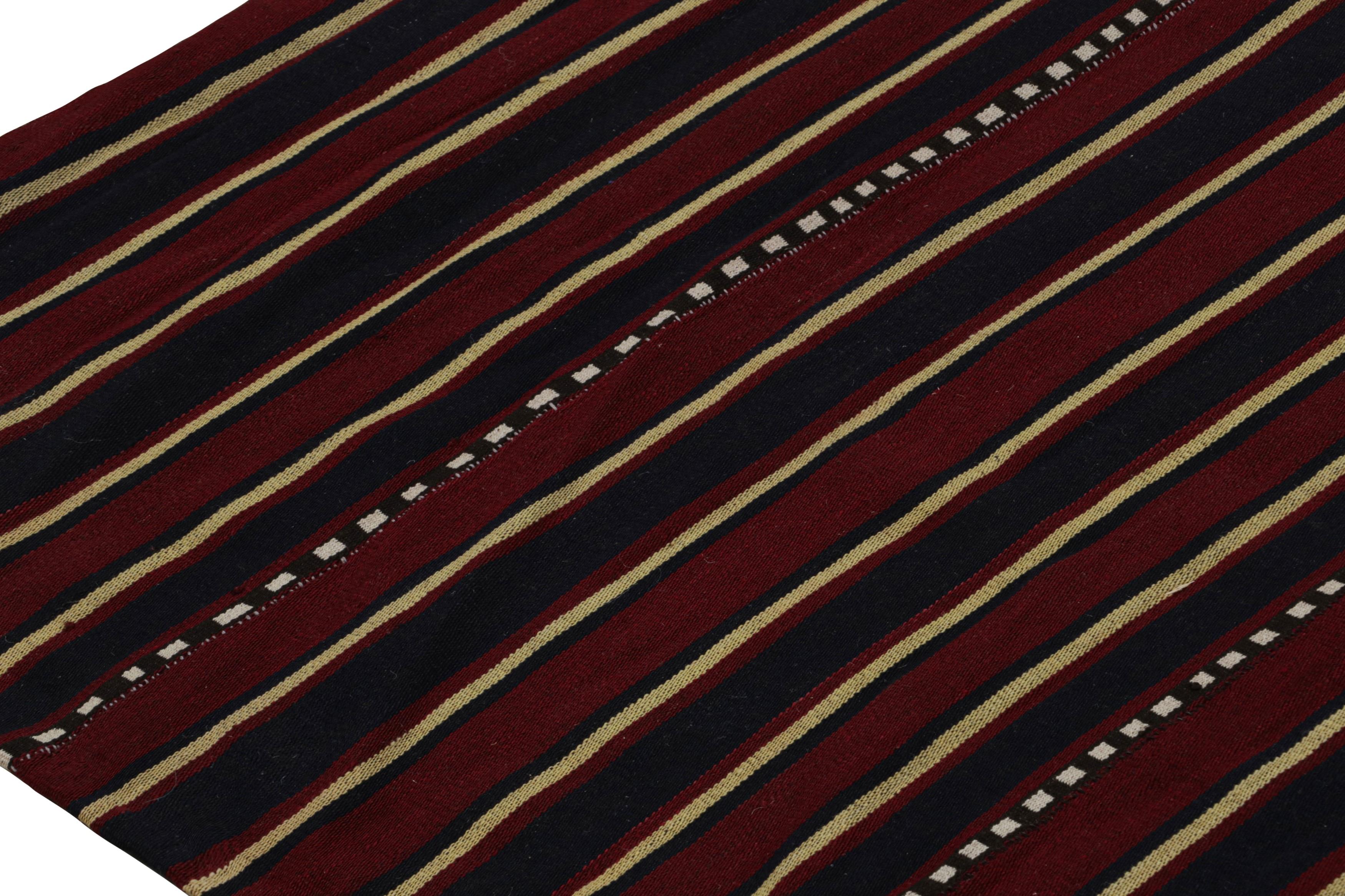 Vintage Afghani tribal Kilim Rug, with Horizontal Stripes, from Rug & Kilim In Good Condition For Sale In Long Island City, NY