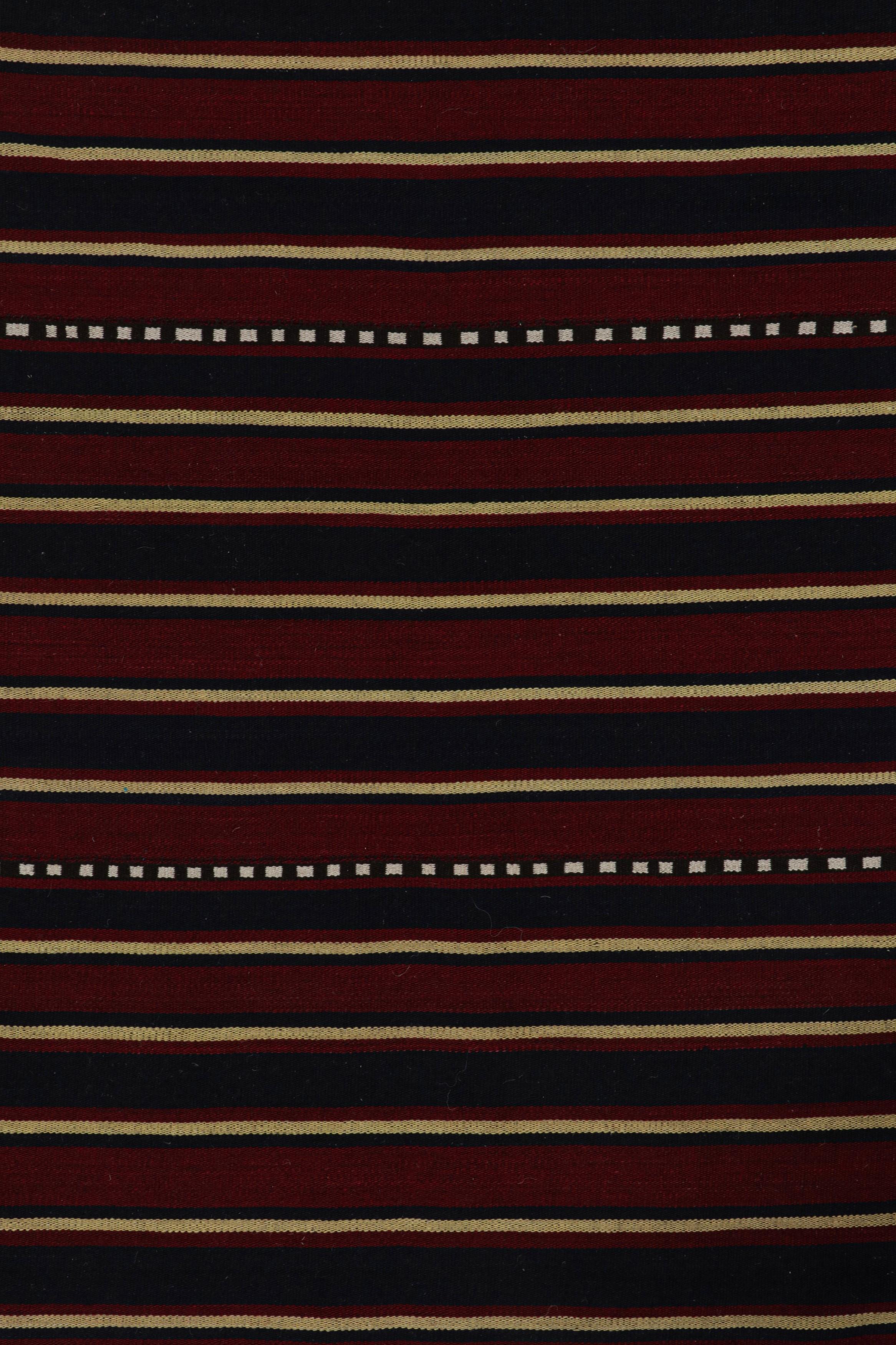Contemporary Vintage Afghani tribal Kilim Rug, with Horizontal Stripes, from Rug & Kilim For Sale