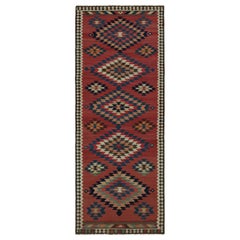 Afghanier Stammeskunst-Kelim-Teppich, Vintage, mit großen Medaillons, von Rug & Kilim