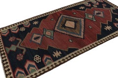 Vintage Afghani tribal Kilim rug, with Open Field and Medallion, Rug & Kilim