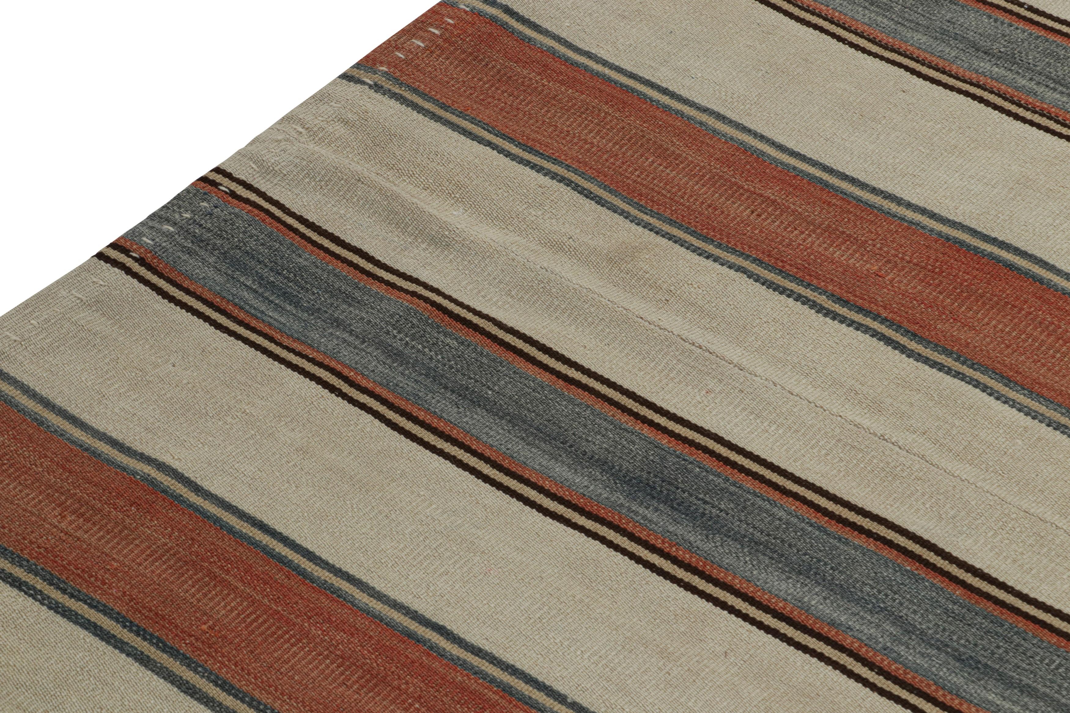 Vintage Afghani tribal Kilim rug, with Stripes, from Rug & Kilim In Good Condition For Sale In Long Island City, NY