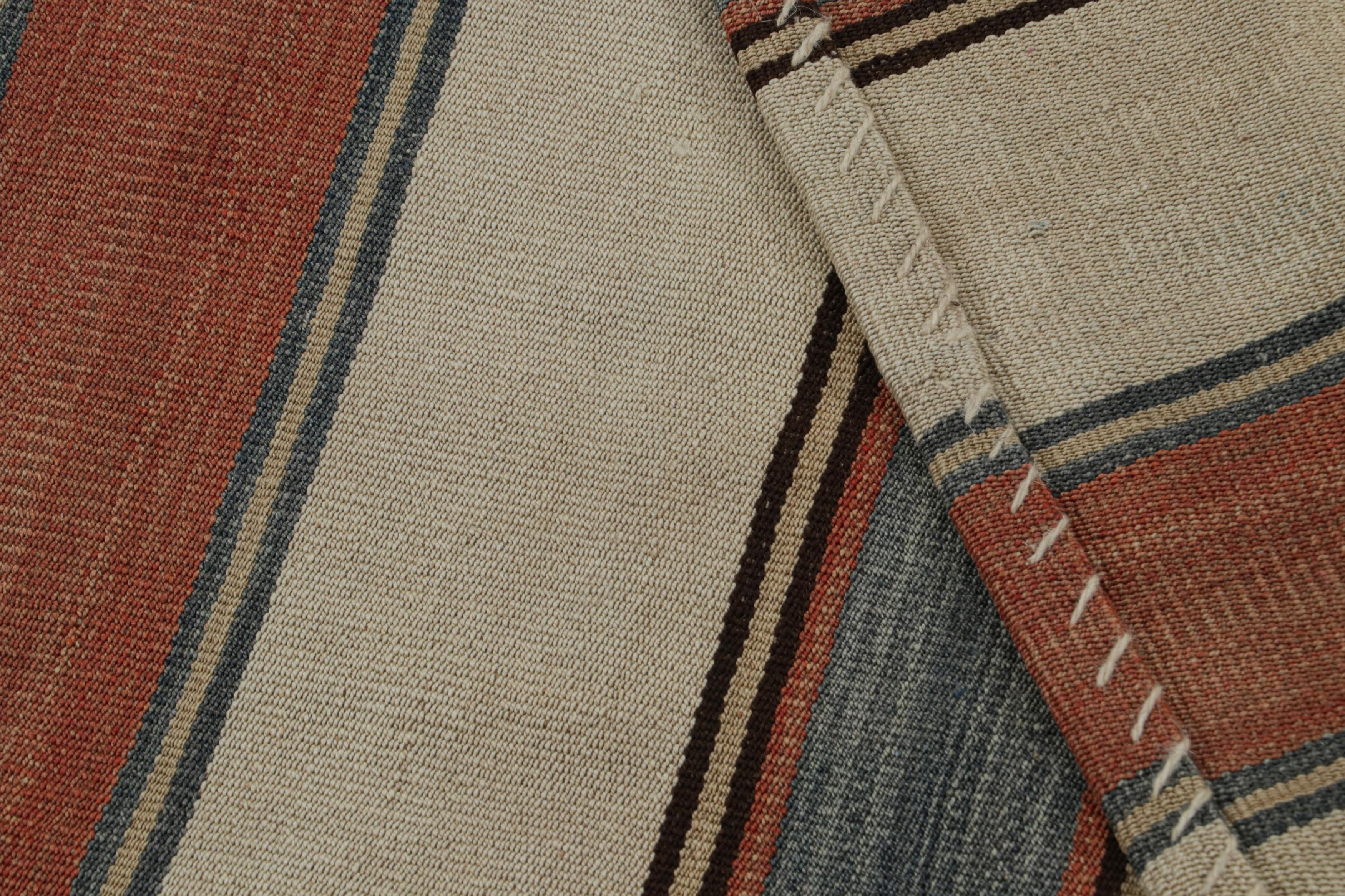 Afghanischer Stammes-Kilim-Teppich mit Streifen, von Rug & Kilim (Wolle) im Angebot