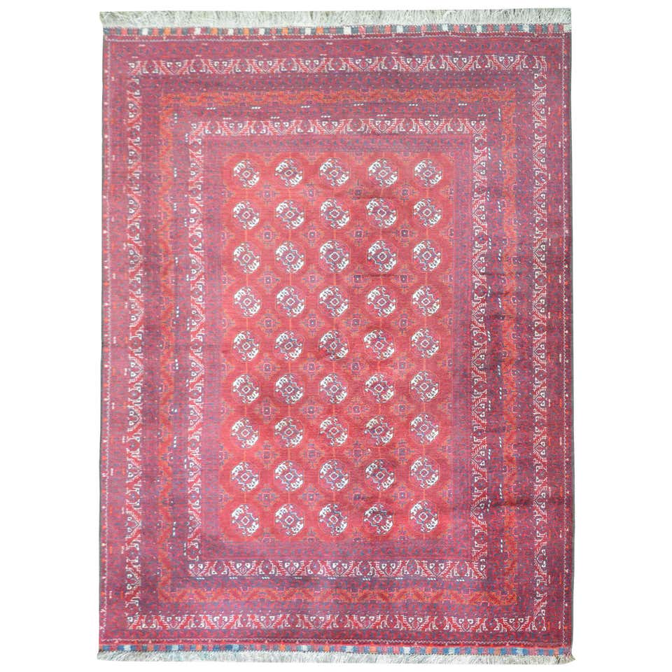 Vintage Turkoman Yomud Rug, circa 1960 For Sale at 1stDibs
