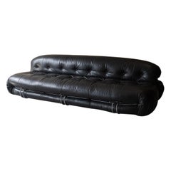 Vintage Afra and Tobia Scarpa Sofa, Soriana, By Cassina, Italy 1970s