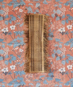 Vintage African 1880s Raffia Currency Cloth by the Tetela People of DR Congo