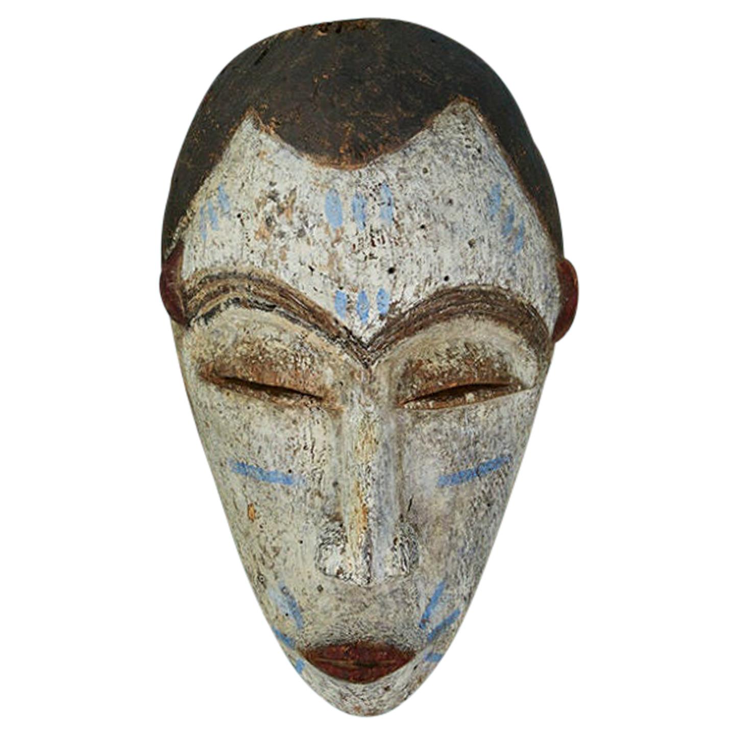 Vintage African 1940s Wooden Baoule Mask