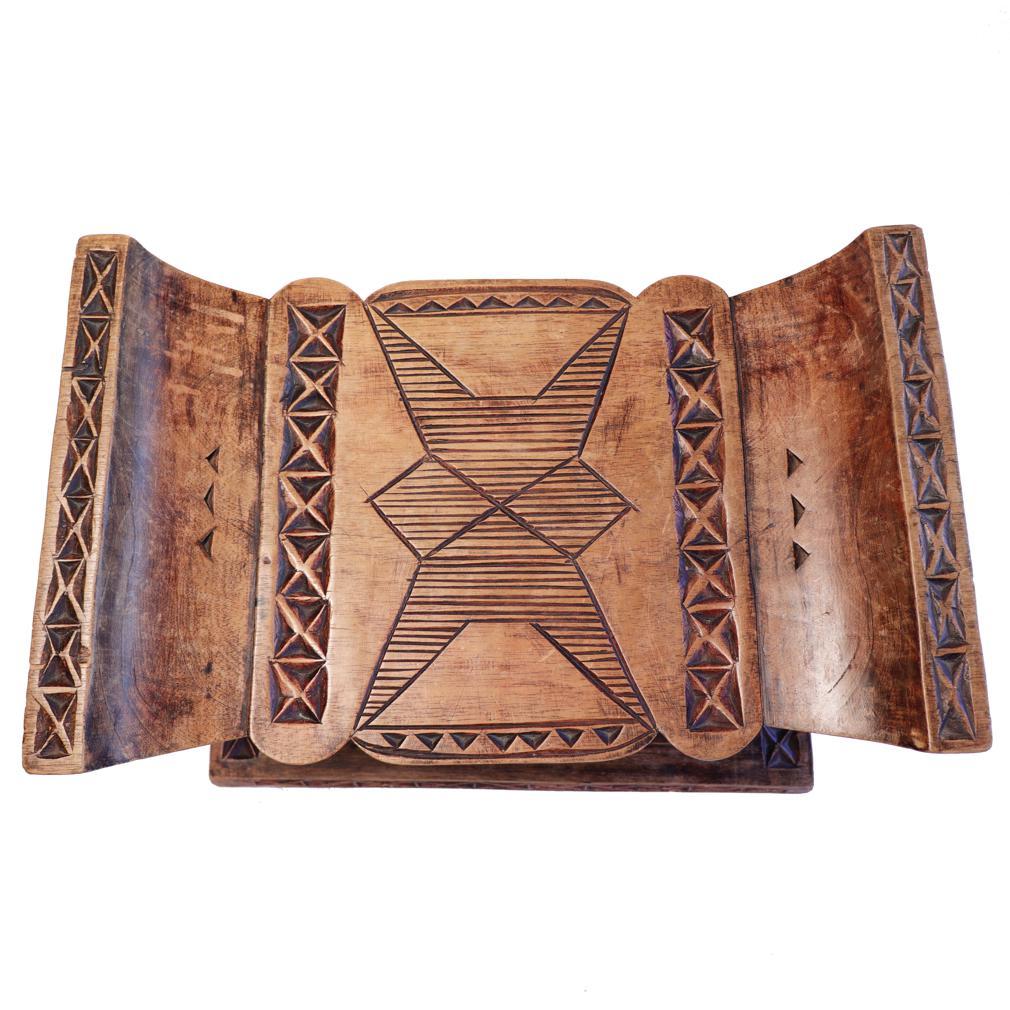  Vintage African Ashanti Stool, Asegua, Ghana, Late 20th Century For Sale 4