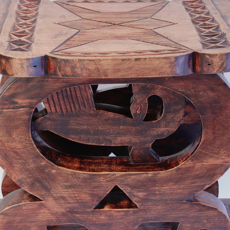Vintage African Ashanti Stool, Asegua, Ghana, Late 20th ...