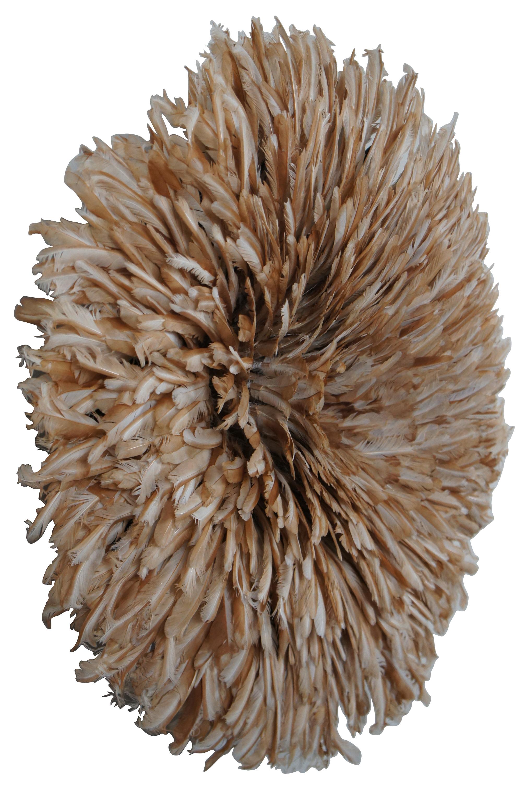 african feather hat