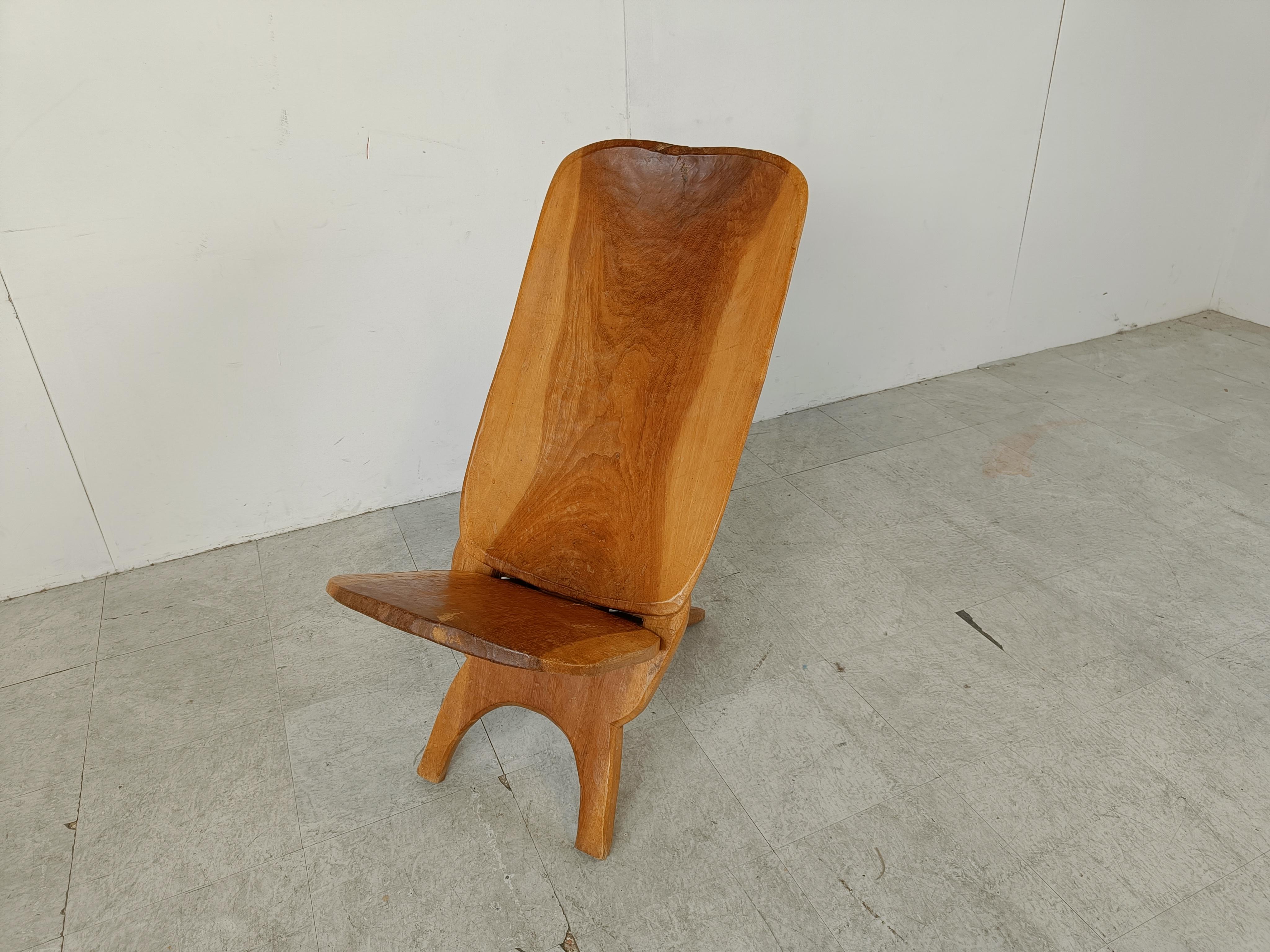 Mid-Century Modern Vintage african birthing chair, 1960s  For Sale