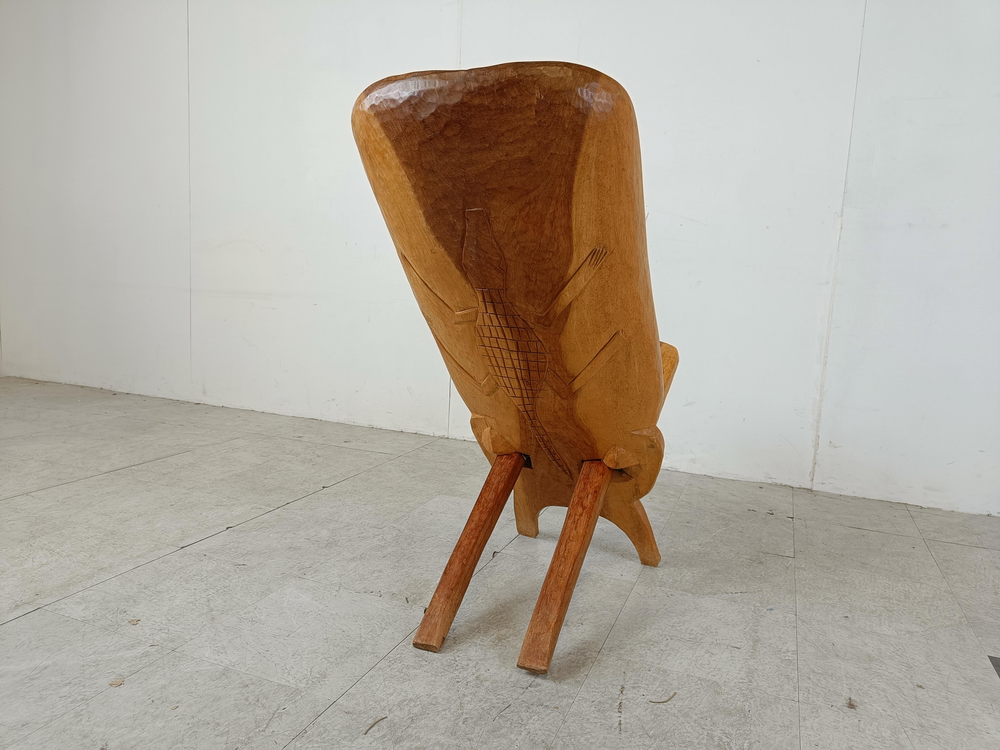 Mid-20th Century Vintage african birthing chair, 1960s  For Sale